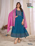 Blue Hills Presents Ritu Special VOL-9 Rayon Anarkali Style Readymade Big Size Gown With Dupatta Collections