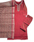 Baanvi Shivali Top Fabric Vatican Simar Silk Embroidered Straight Kurti with Pants and Dupatta Collection