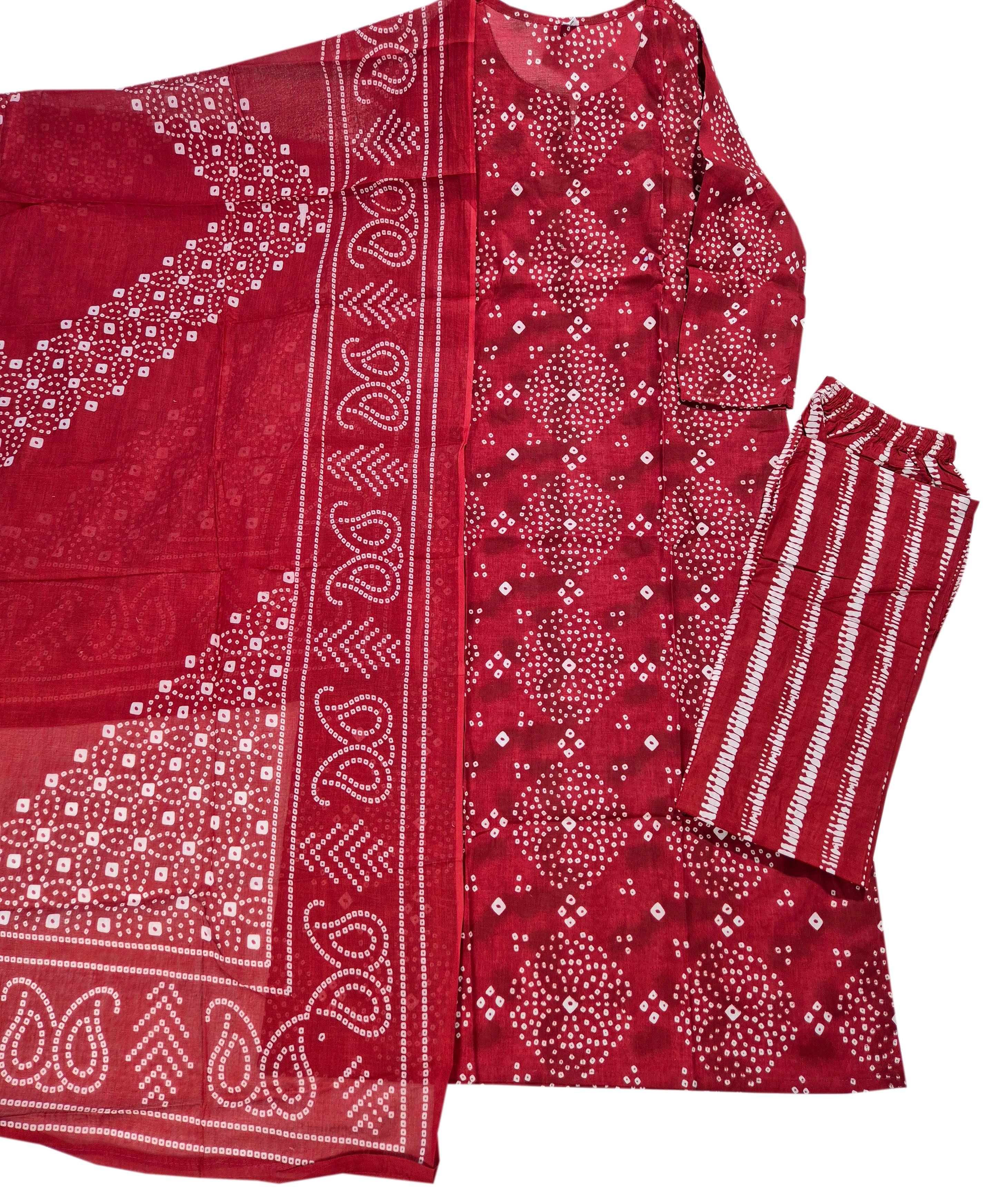 Cotton Fancy Dress Top with Pant and Dupatta Collection