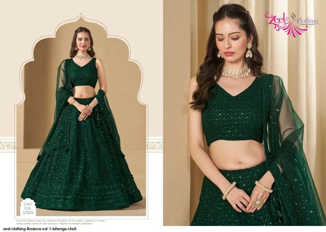 Zeel Clothing Florance VOL 1 Lehenga Choli Collections