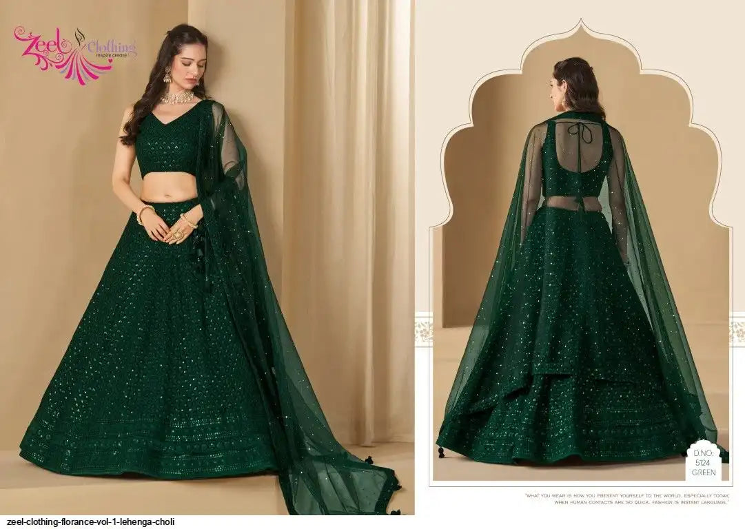 Zeel Clothing Florance VOL 1 Lehenga Choli Collections