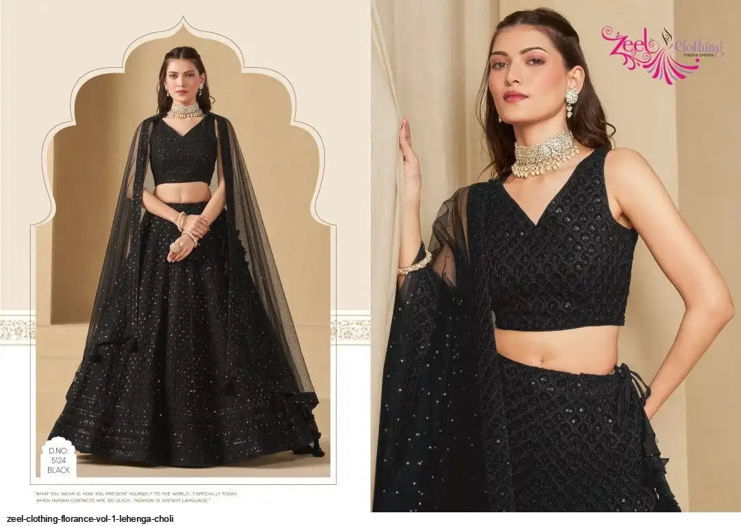 Zeel Clothing Florance VOL 1 Lehenga Choli Collections