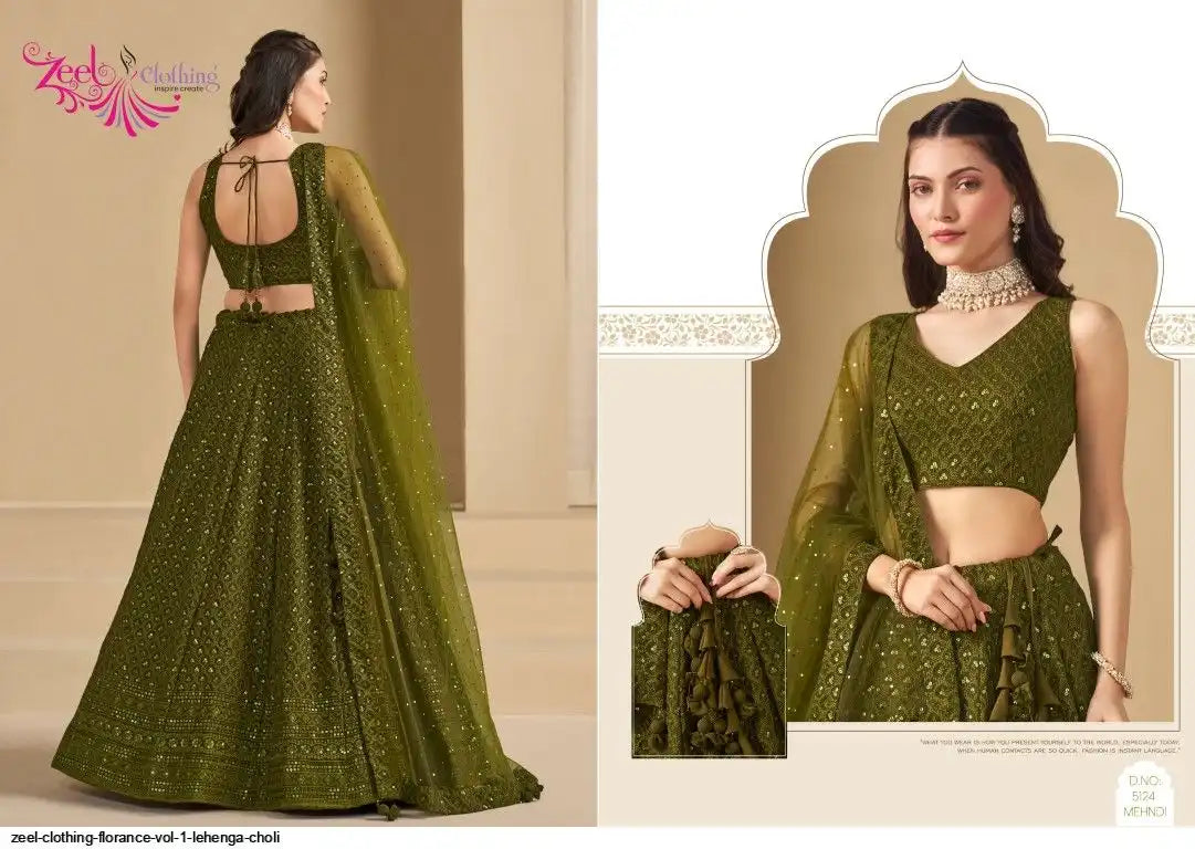 Zeel Clothing Florance VOL 1 Lehenga Choli Collections