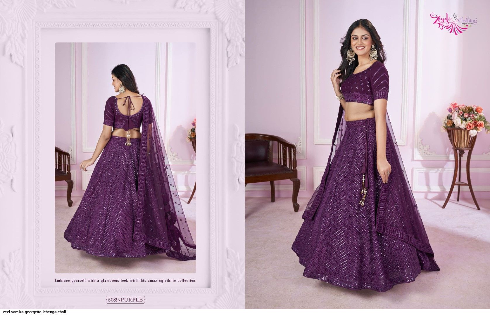 Zeel Clothing Presents Vamika Designer Lehenga Choli Collections