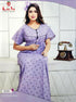 Lichi Cool Cool Printed Cotton Night Gown