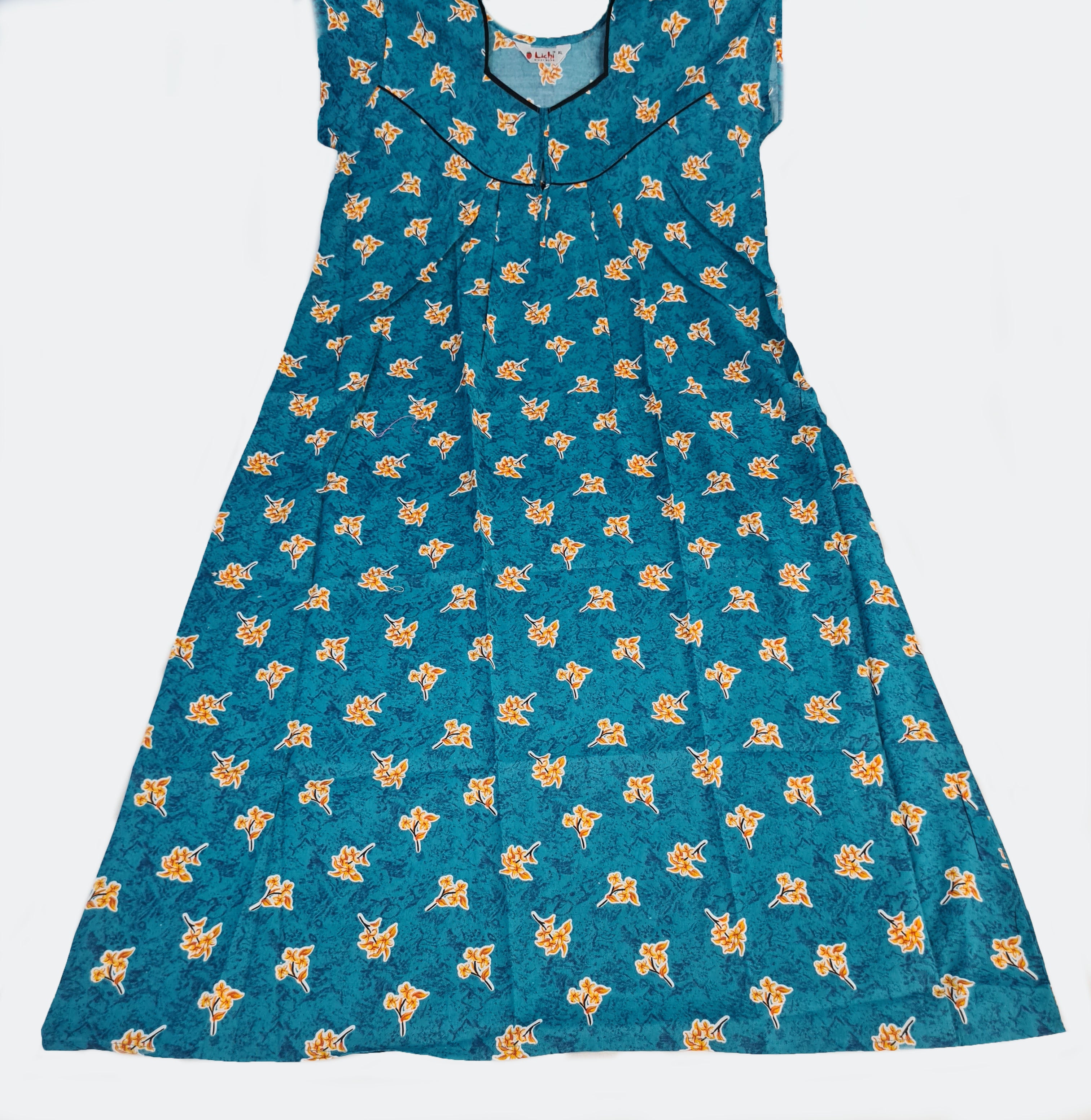 Lichi Cool Cool Printed Cotton Night Gown