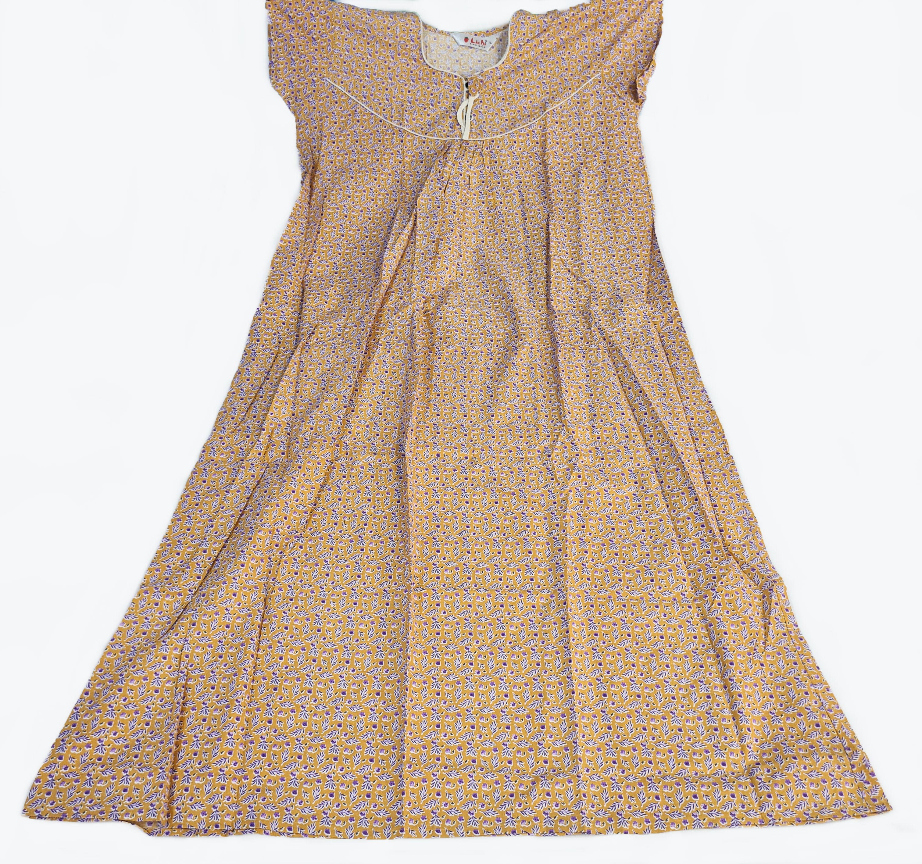 Lichi Cool Cool Printed Cotton Night Gown