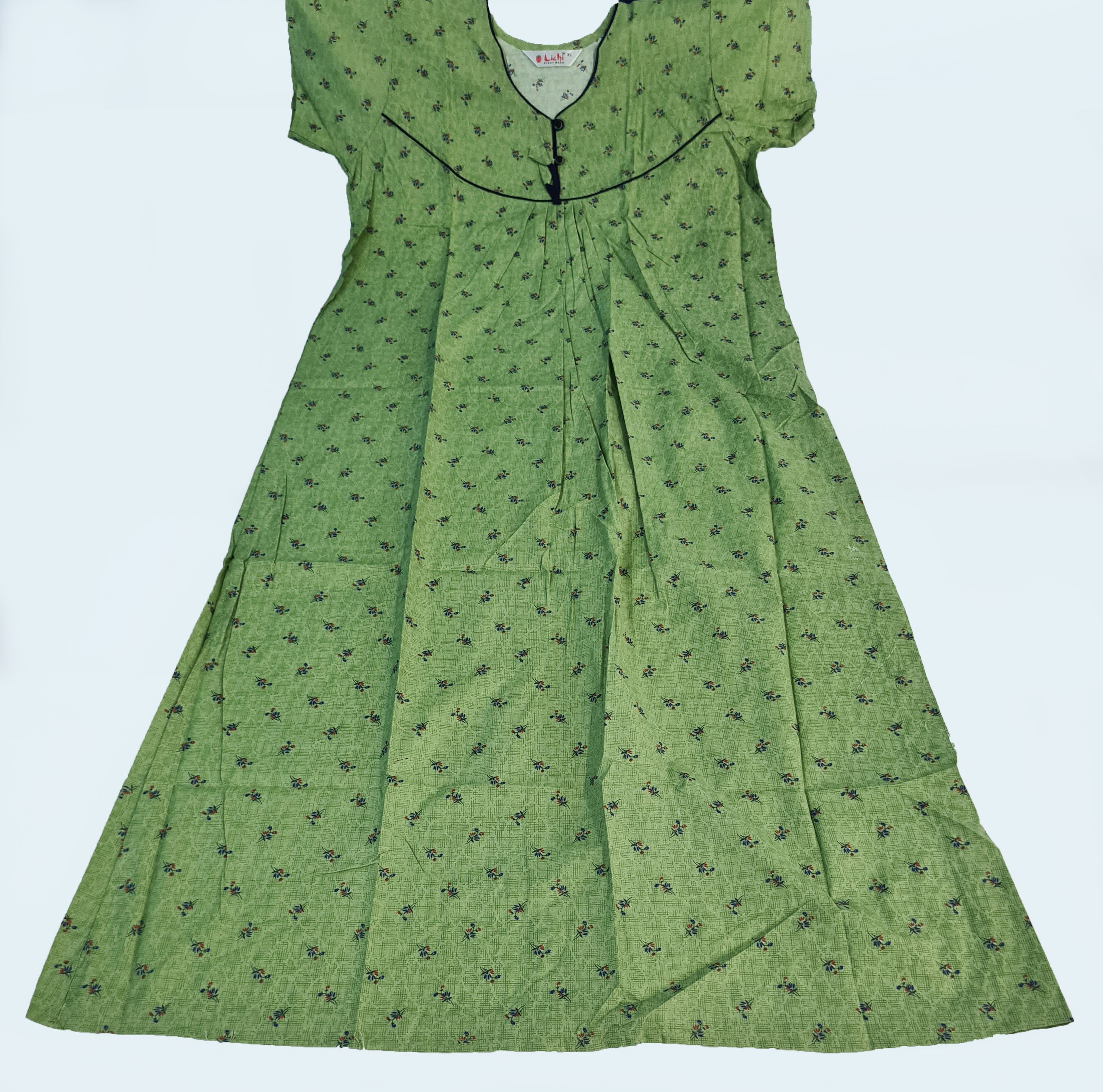 Lichi Cool Cool Printed Cotton Night Gown