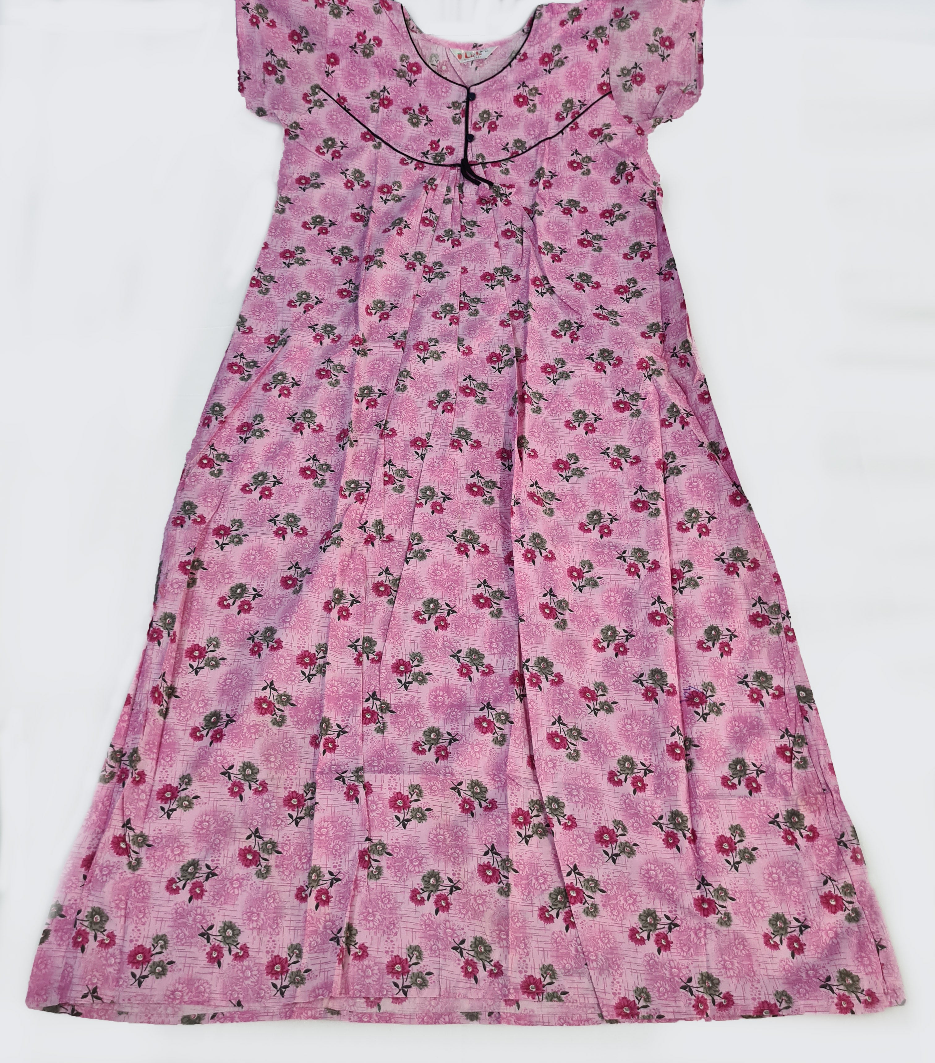 Lichi Cool Cool Printed Cotton Night Gown