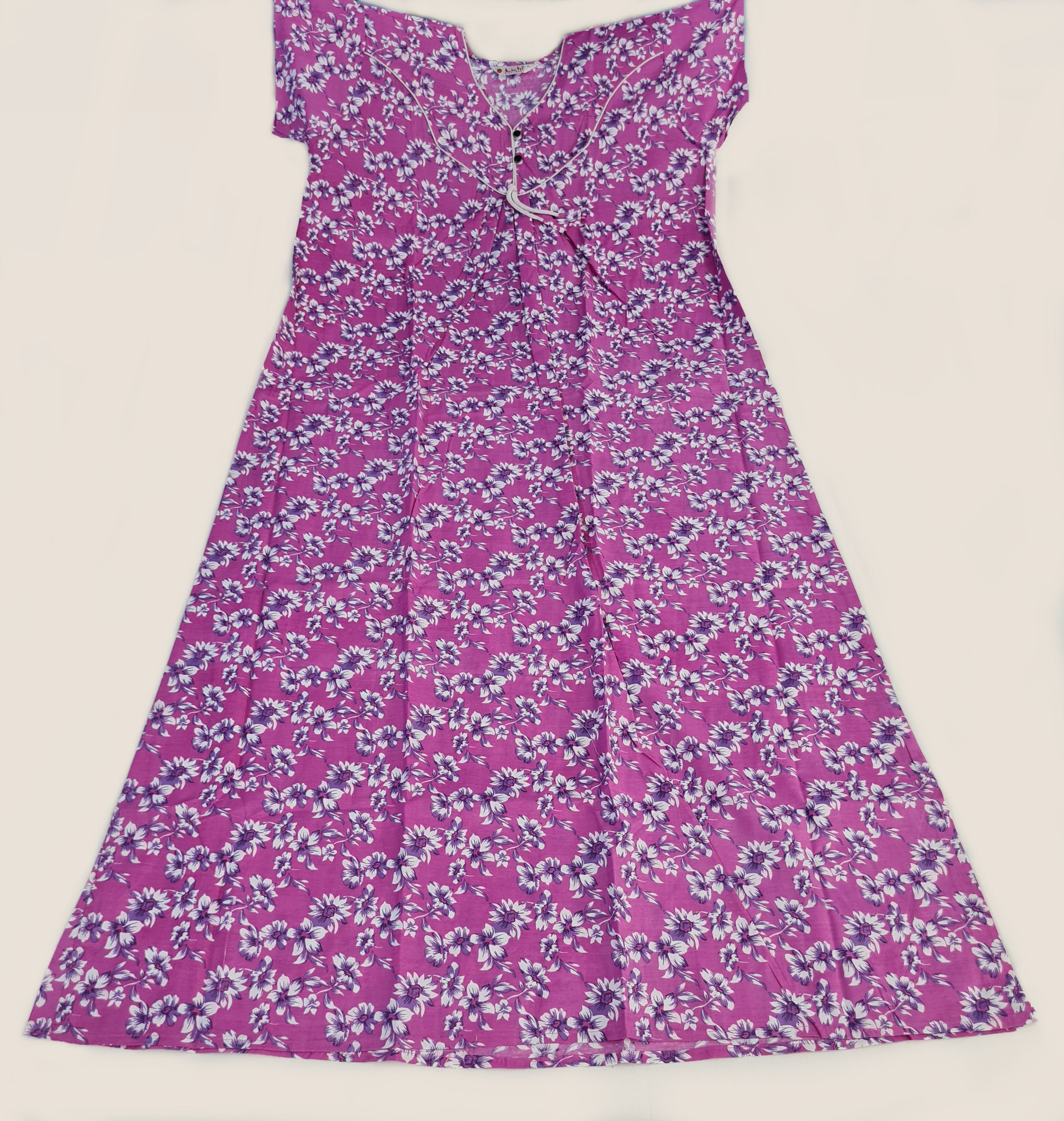 Lichi Cool Cool Printed Cotton Night Gown