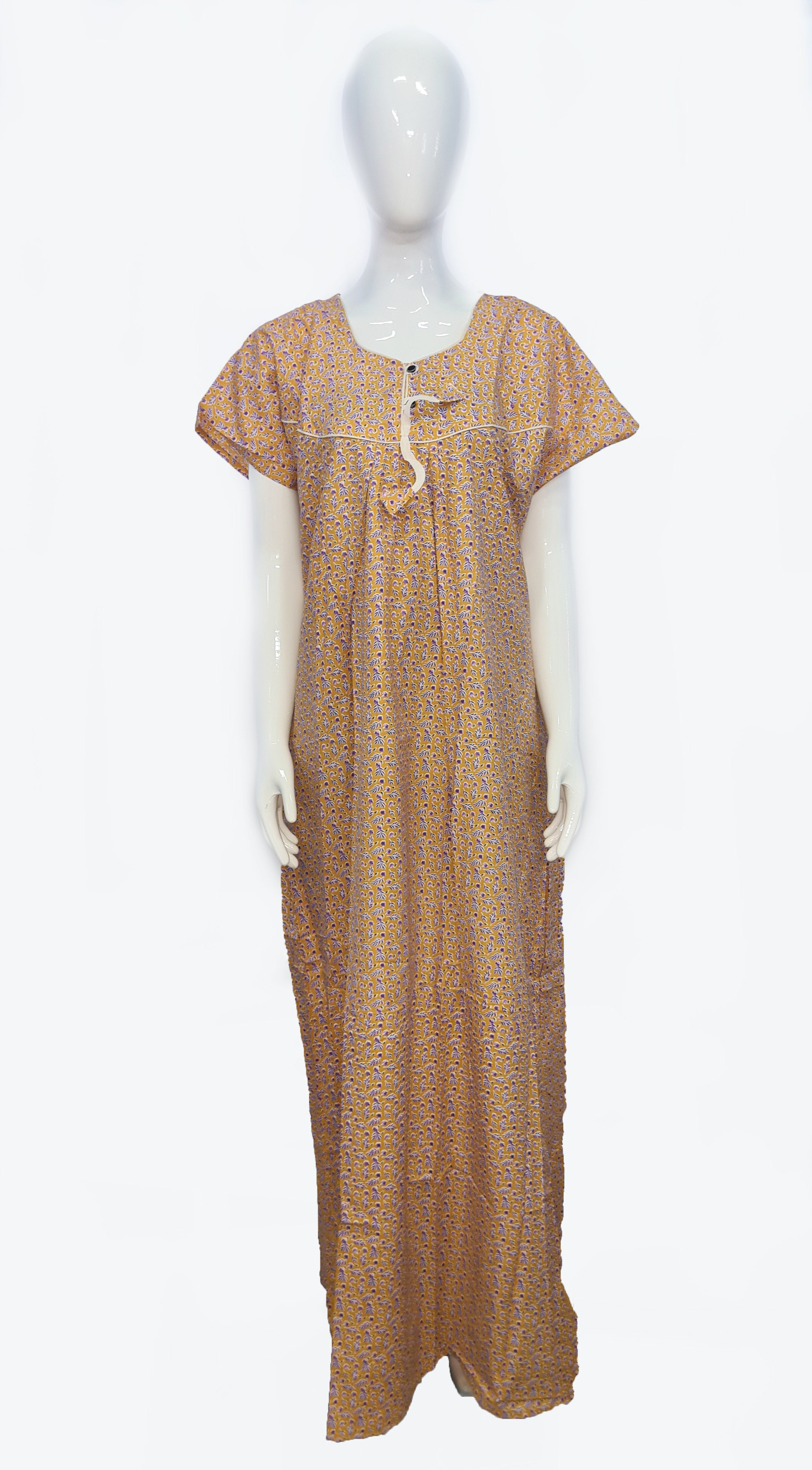 Lichi Cool Cool Printed Cotton Night Gown