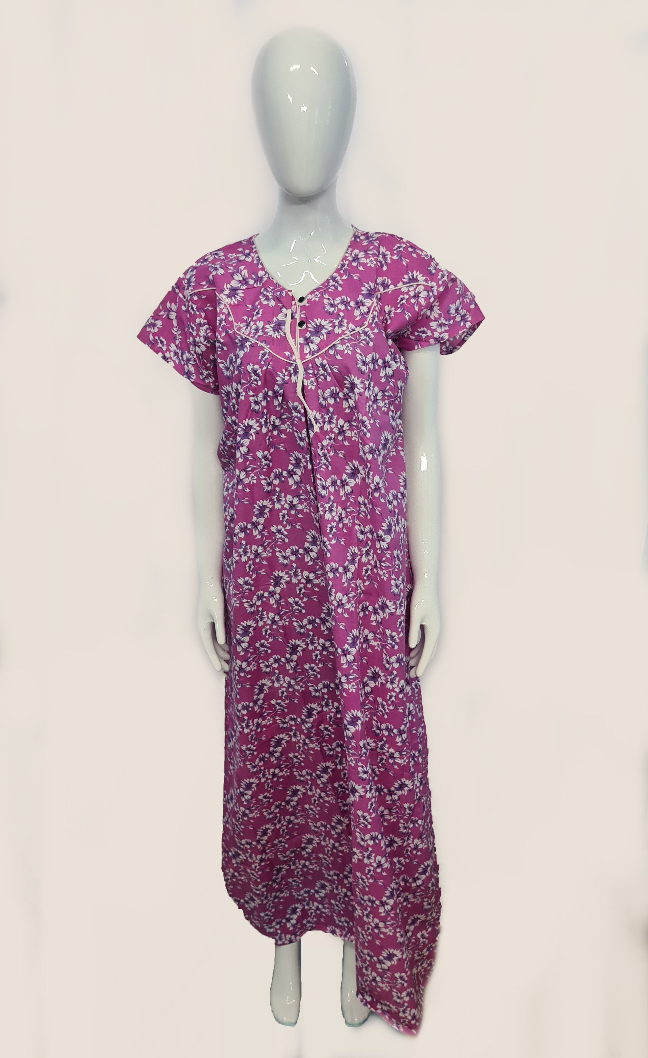 Lichi Cool Cool Printed Cotton Night Gown