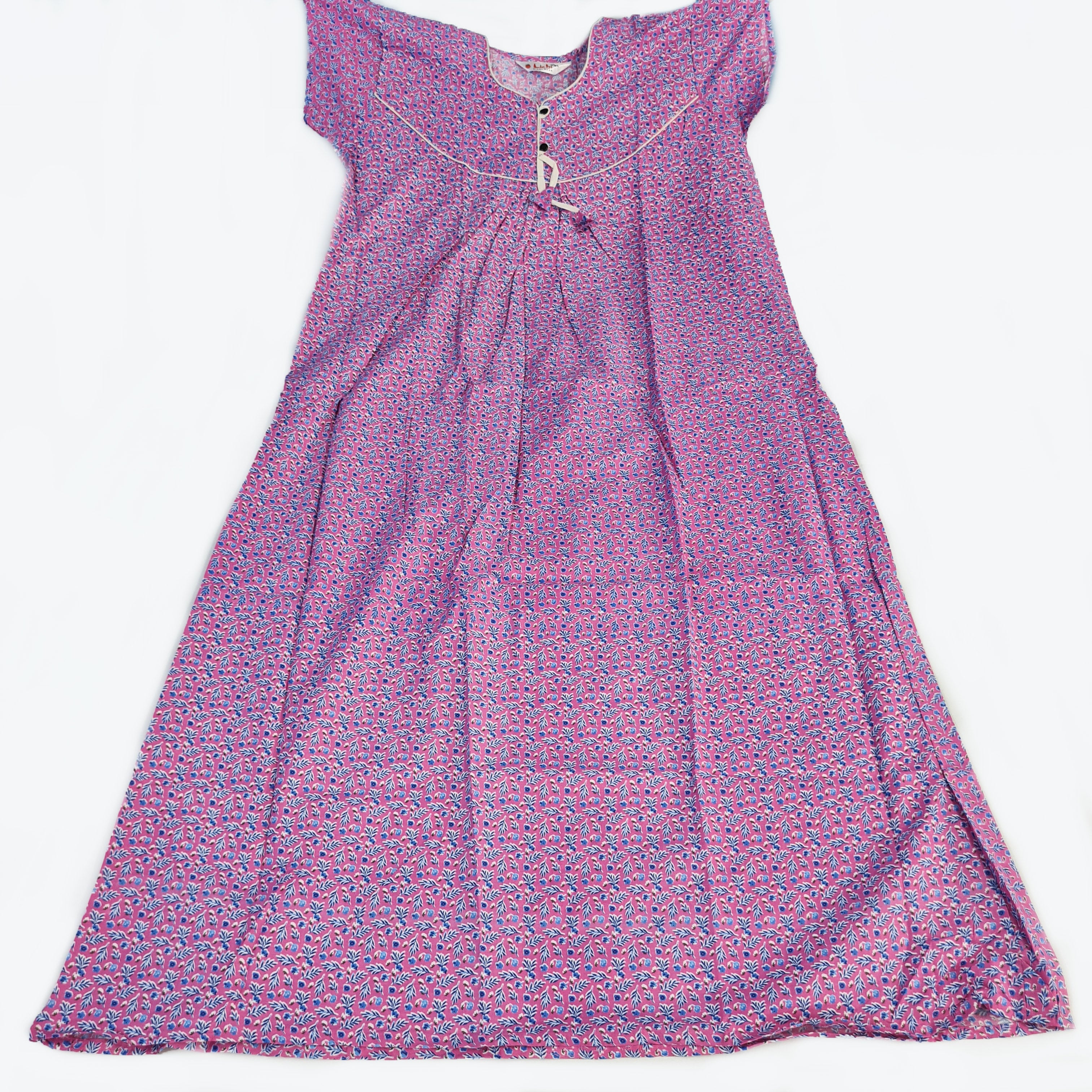 Lichi Cool Cool Printed Cotton Night Gown