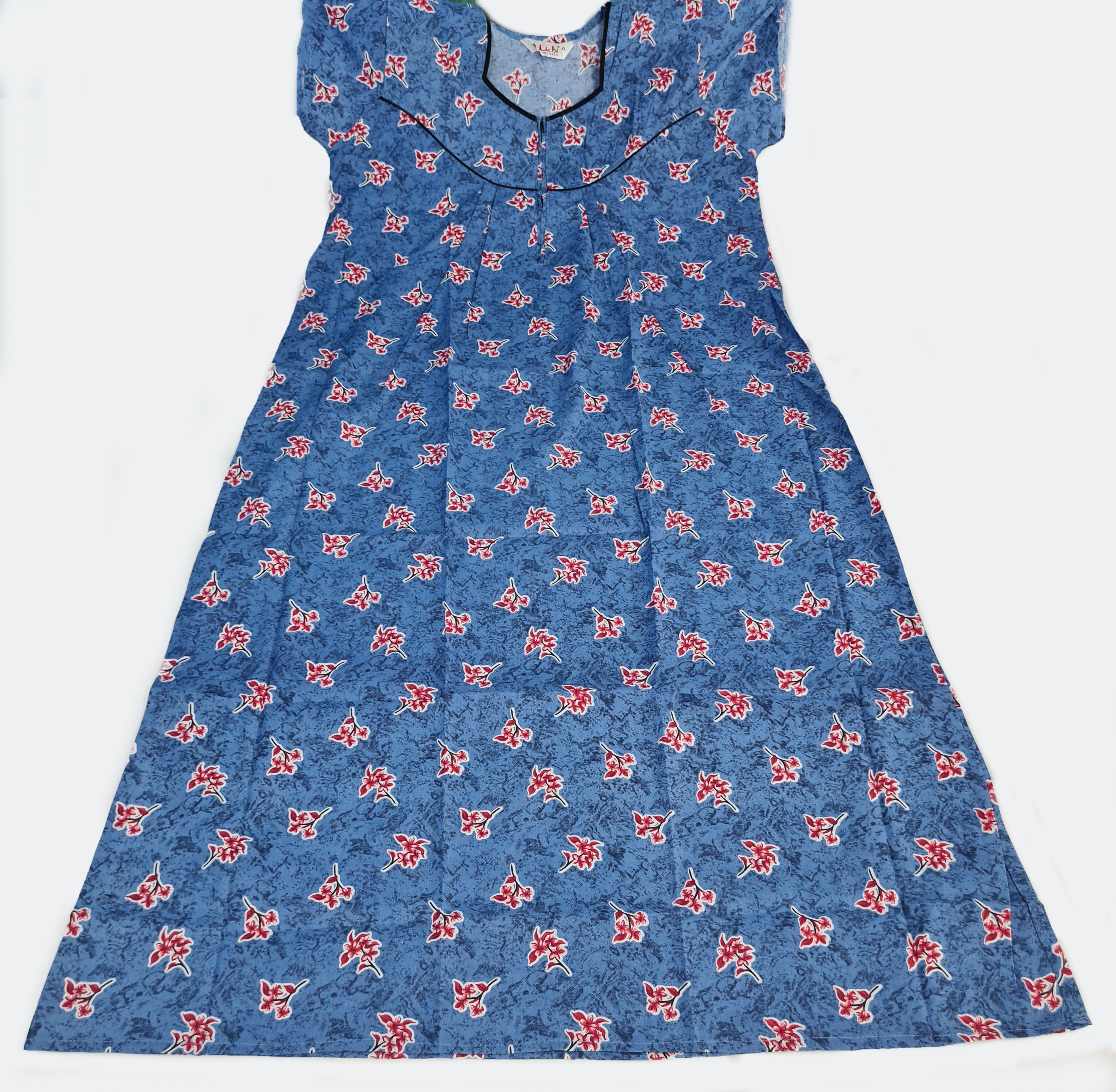 Lichi Cool Cool Printed Cotton Night Gown