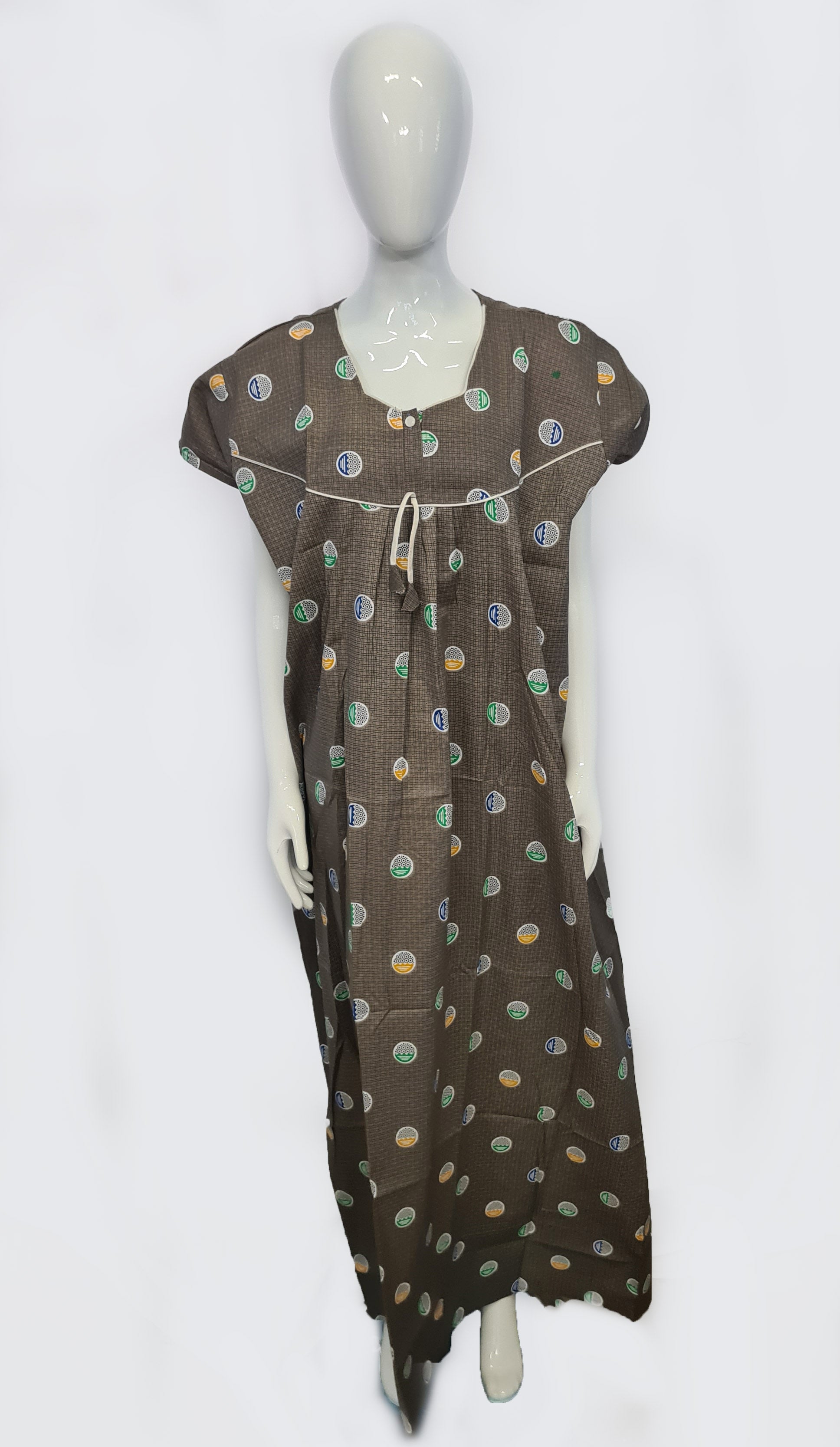 Lichi Cool Cool Printed Cotton Night Gown