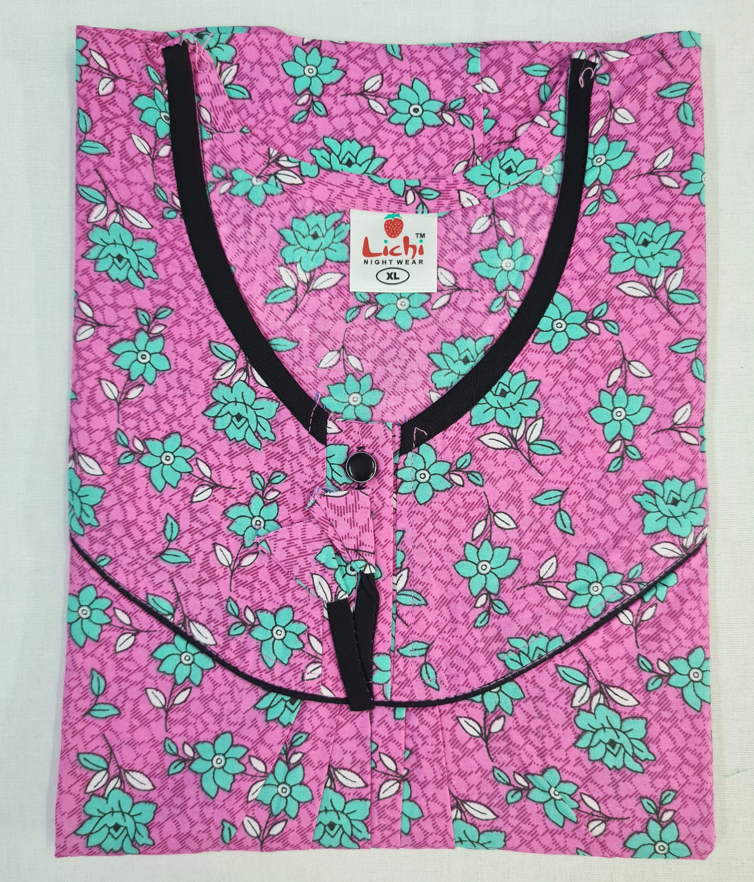 Lichi Cool Cool Printed Cotton Night Gown