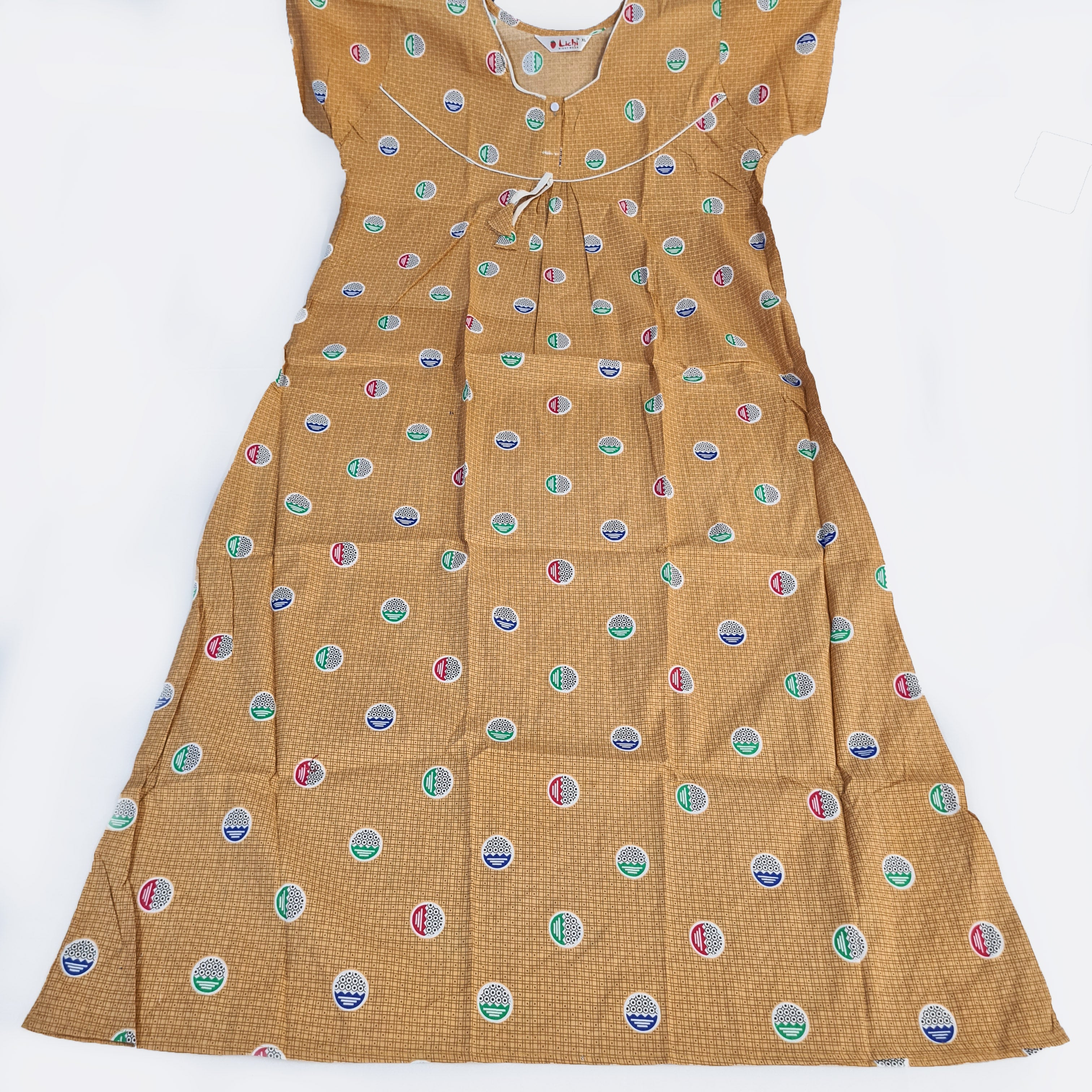 Lichi Cool Cool Printed Cotton Night Gown