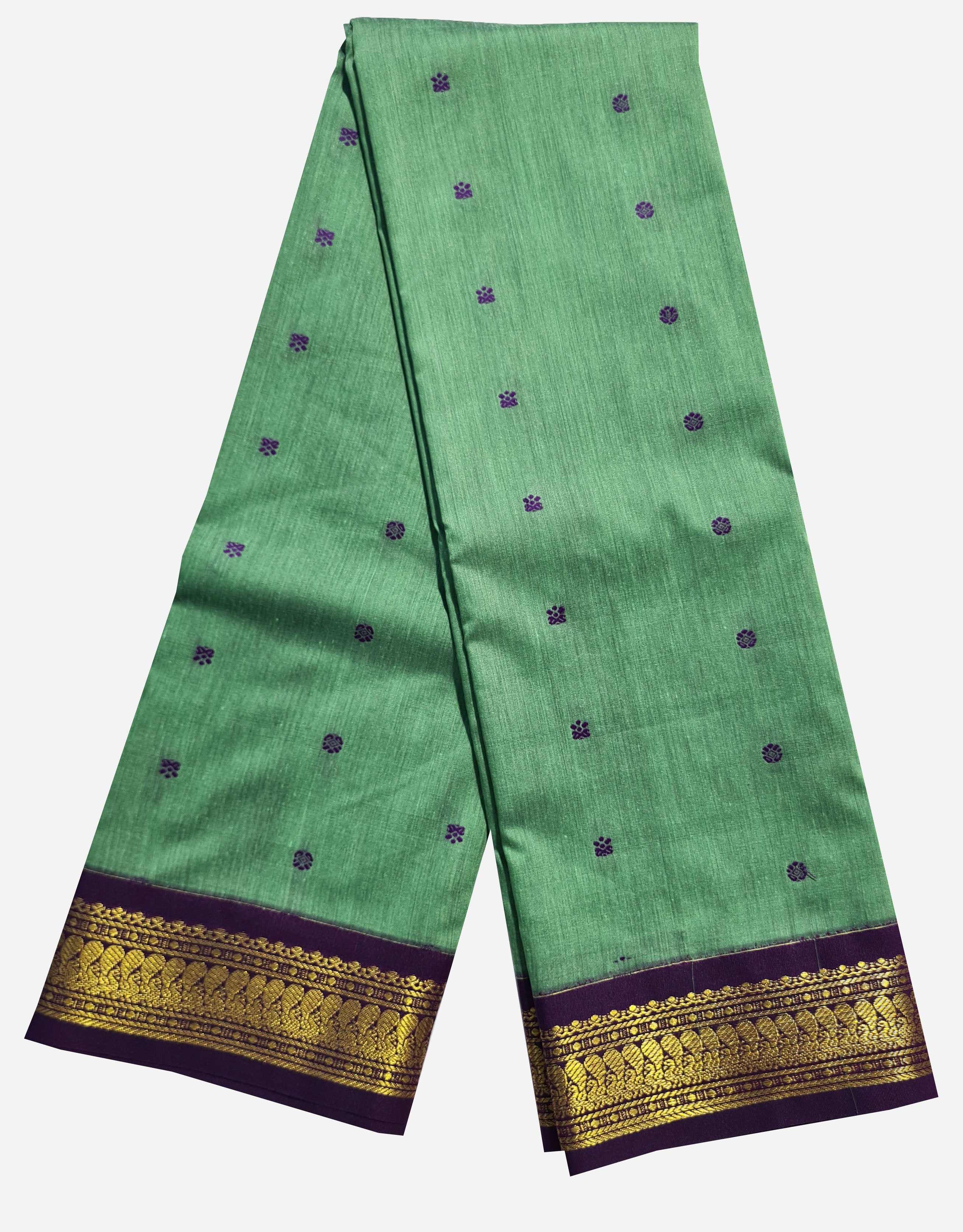 Vairaoosi Agarlic Cotton Silk Sarees
