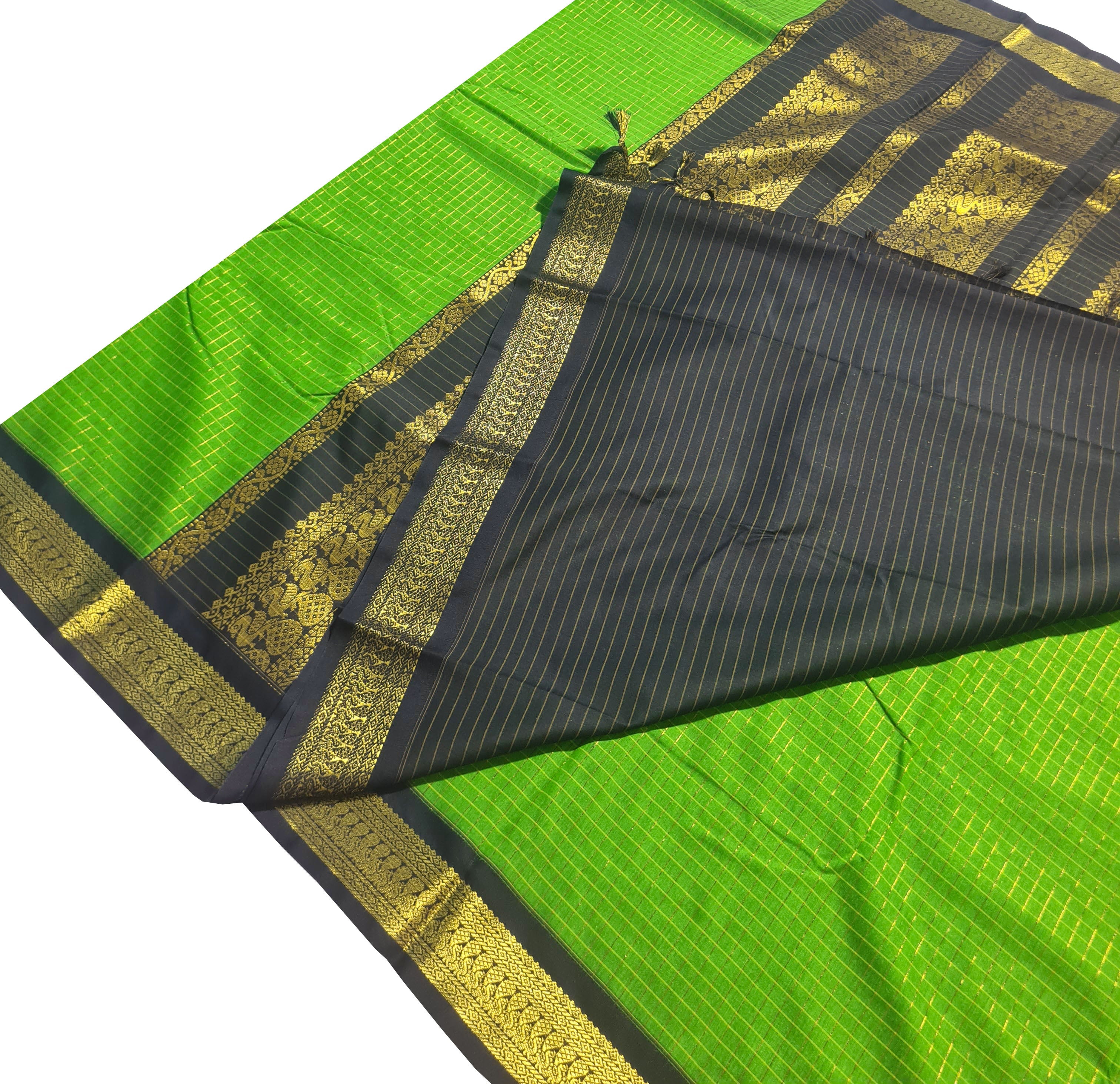 Kanchipuram Agarlic Cotton Sarees