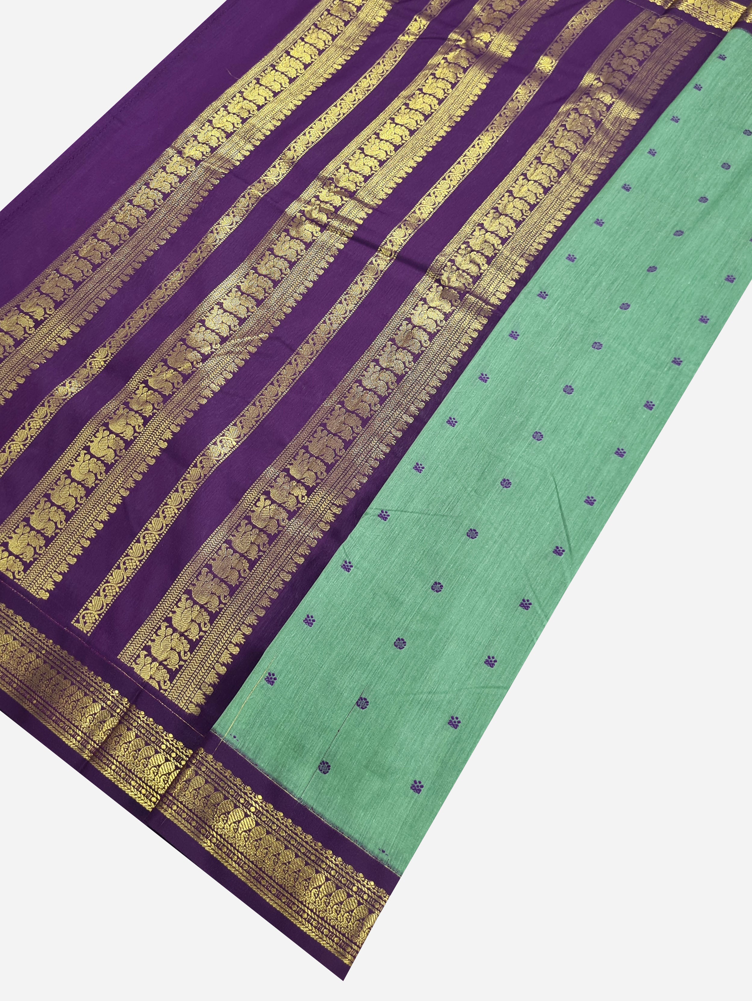 Vairaoosi Agarlic Cotton Silk Sarees