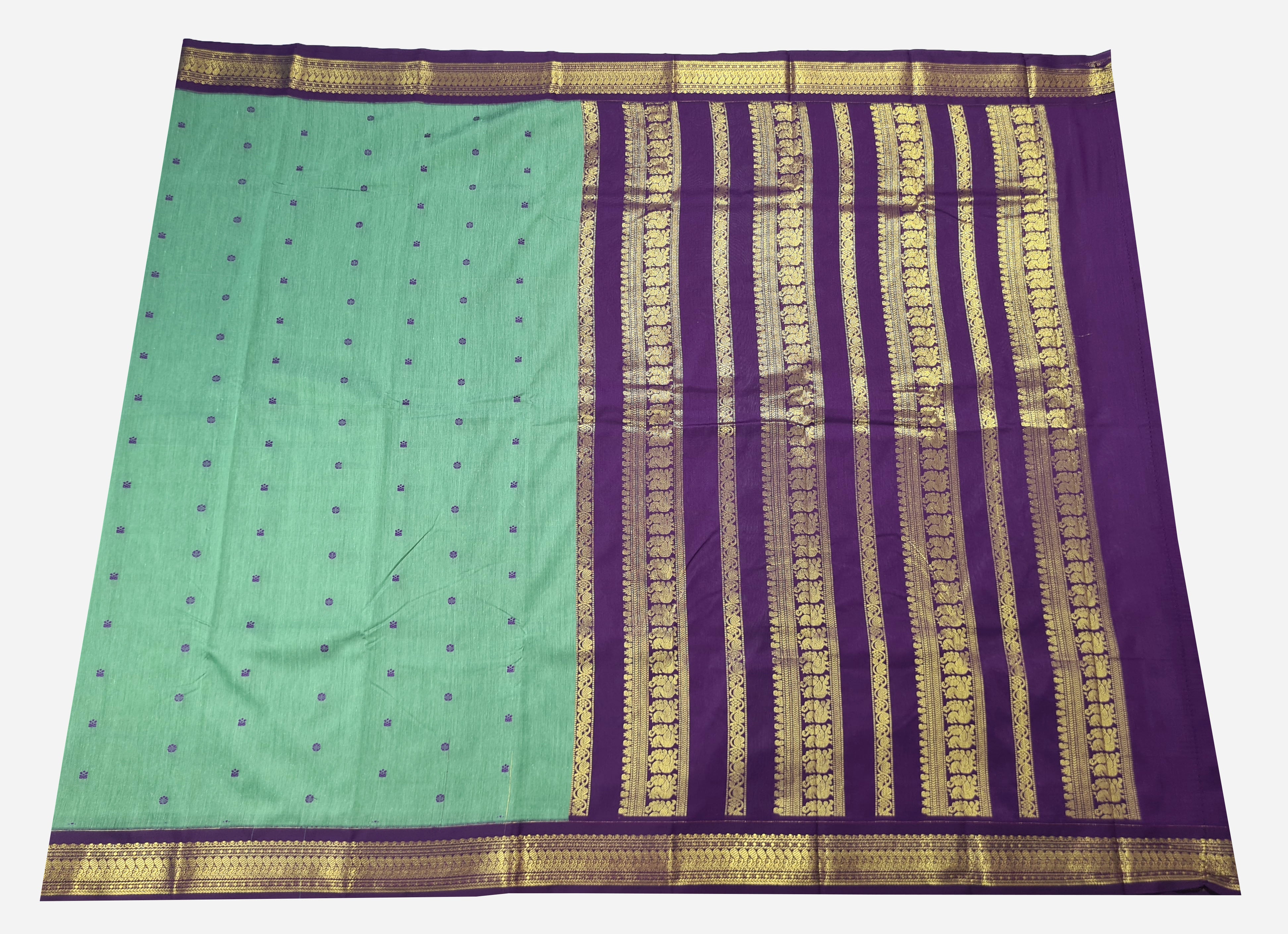 Vairaoosi Agarlic Cotton Silk Sarees