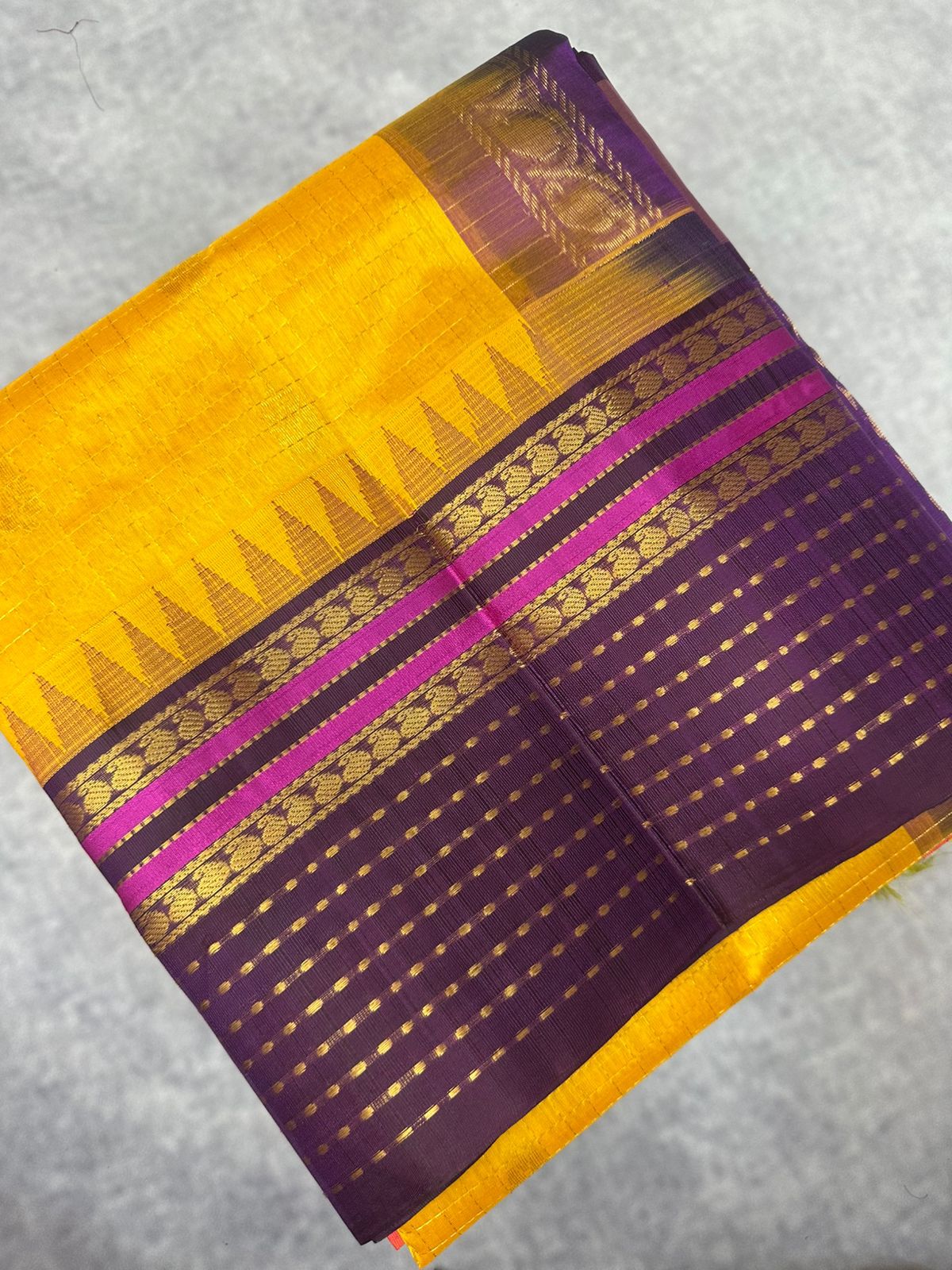 Kanchipuram Pure Silk Cotton Saree