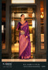 Rajbeer Presents Klaura Silk Amazing Tessar Silk Copper Zari Handloom Weaving Sarees