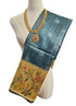 Semi Tusaar Antic Design Sarees