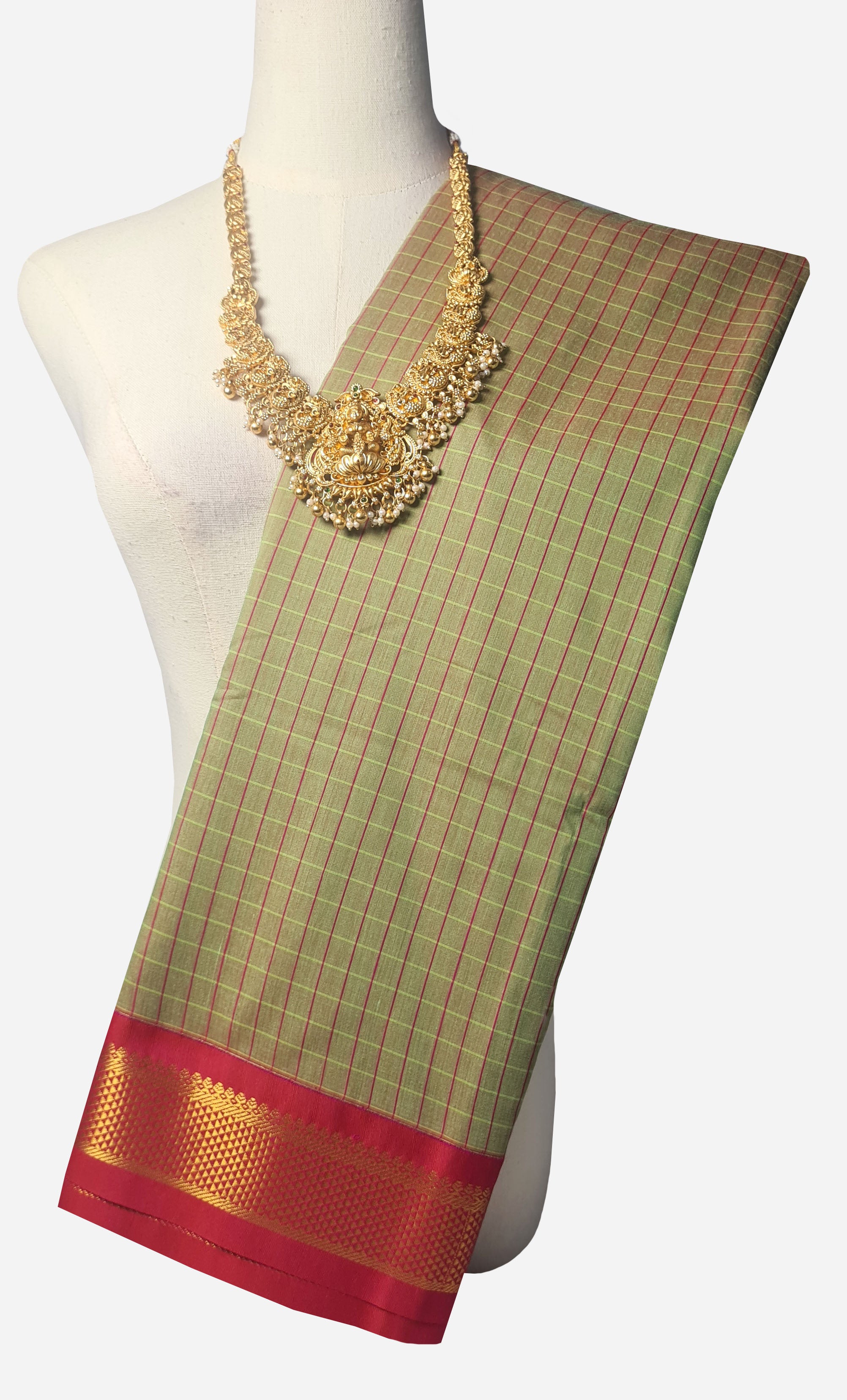 Vairaoosi Agarlic Cotton Silk Sarees