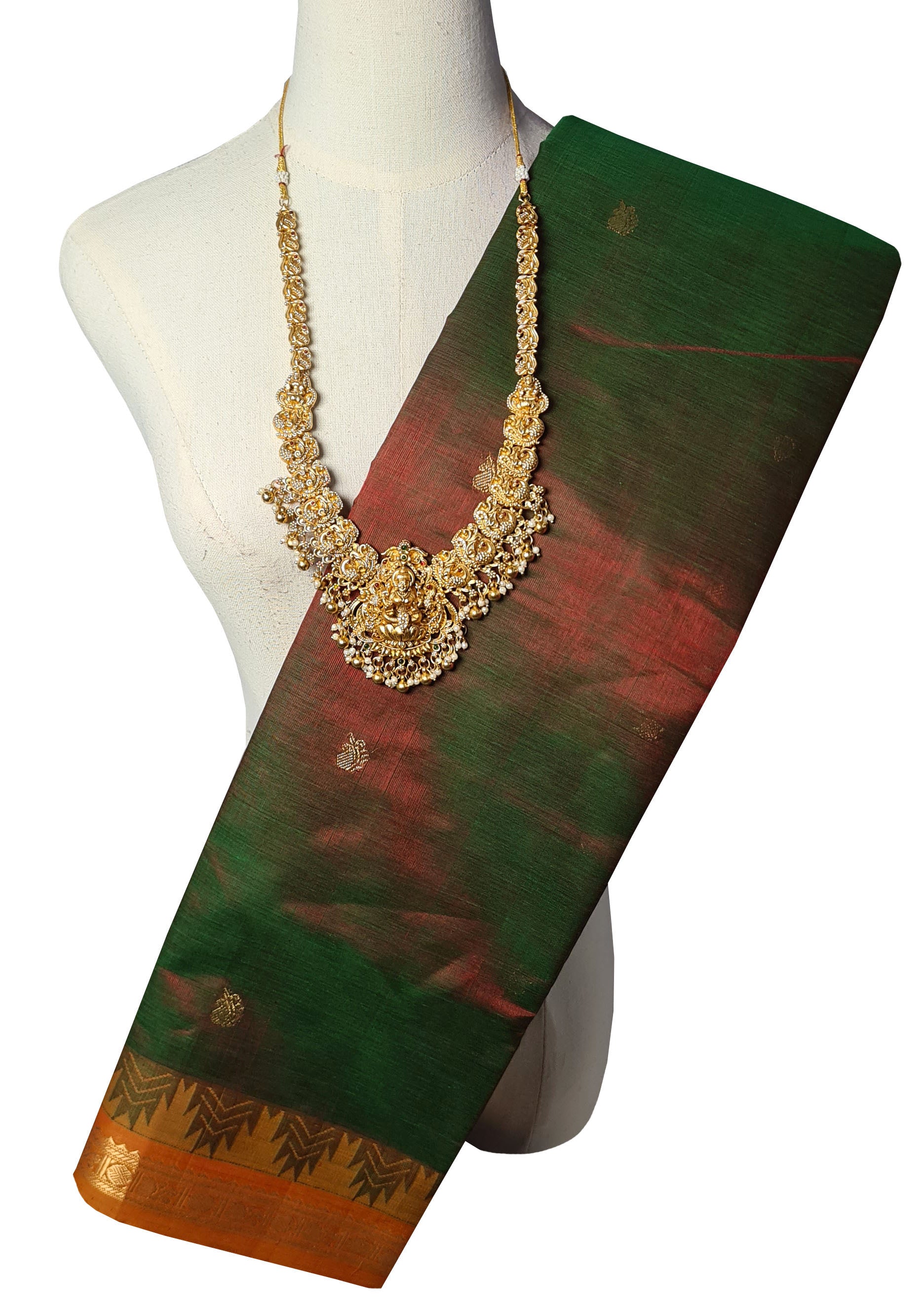 Kanchipuram Pure Silk Cotton Saree