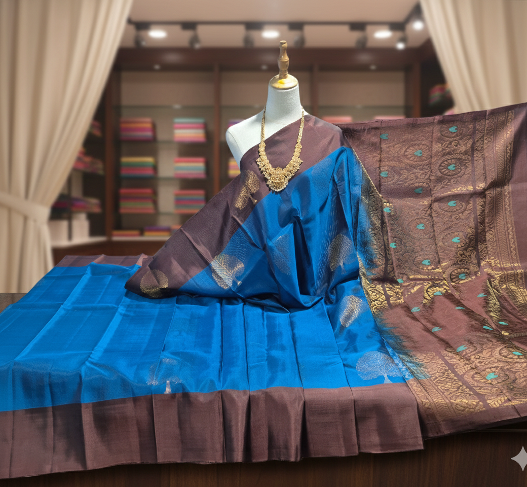 Kanchipuram Pure Soft Silk Saree