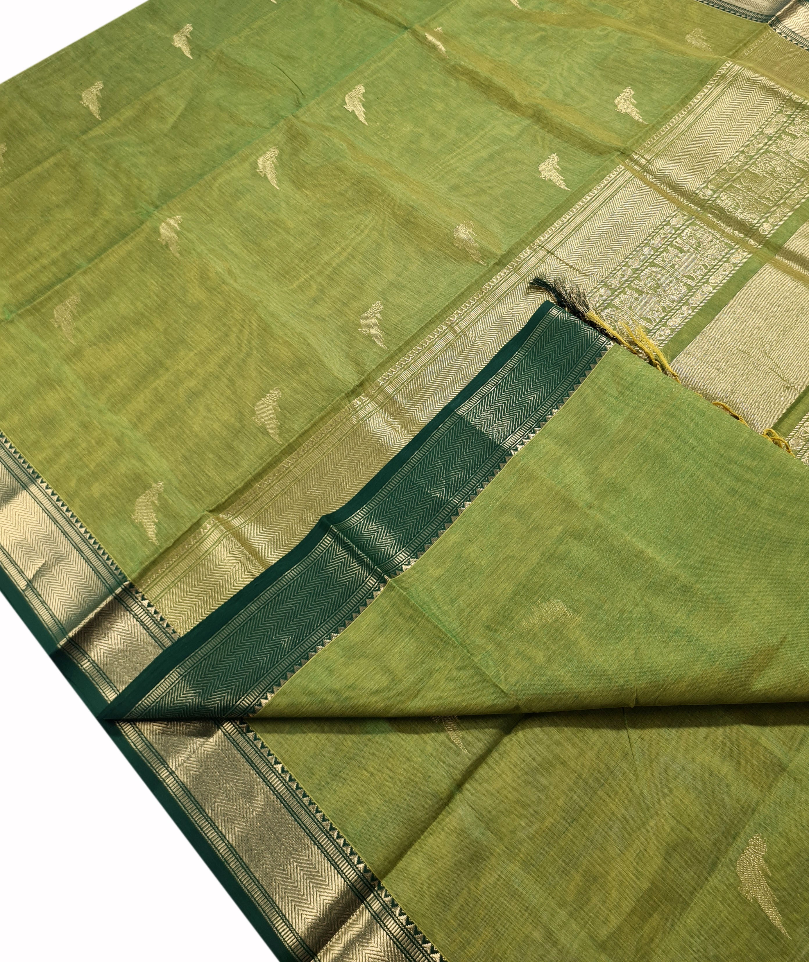 Kanchipuram Pure Silk Cotton Saree