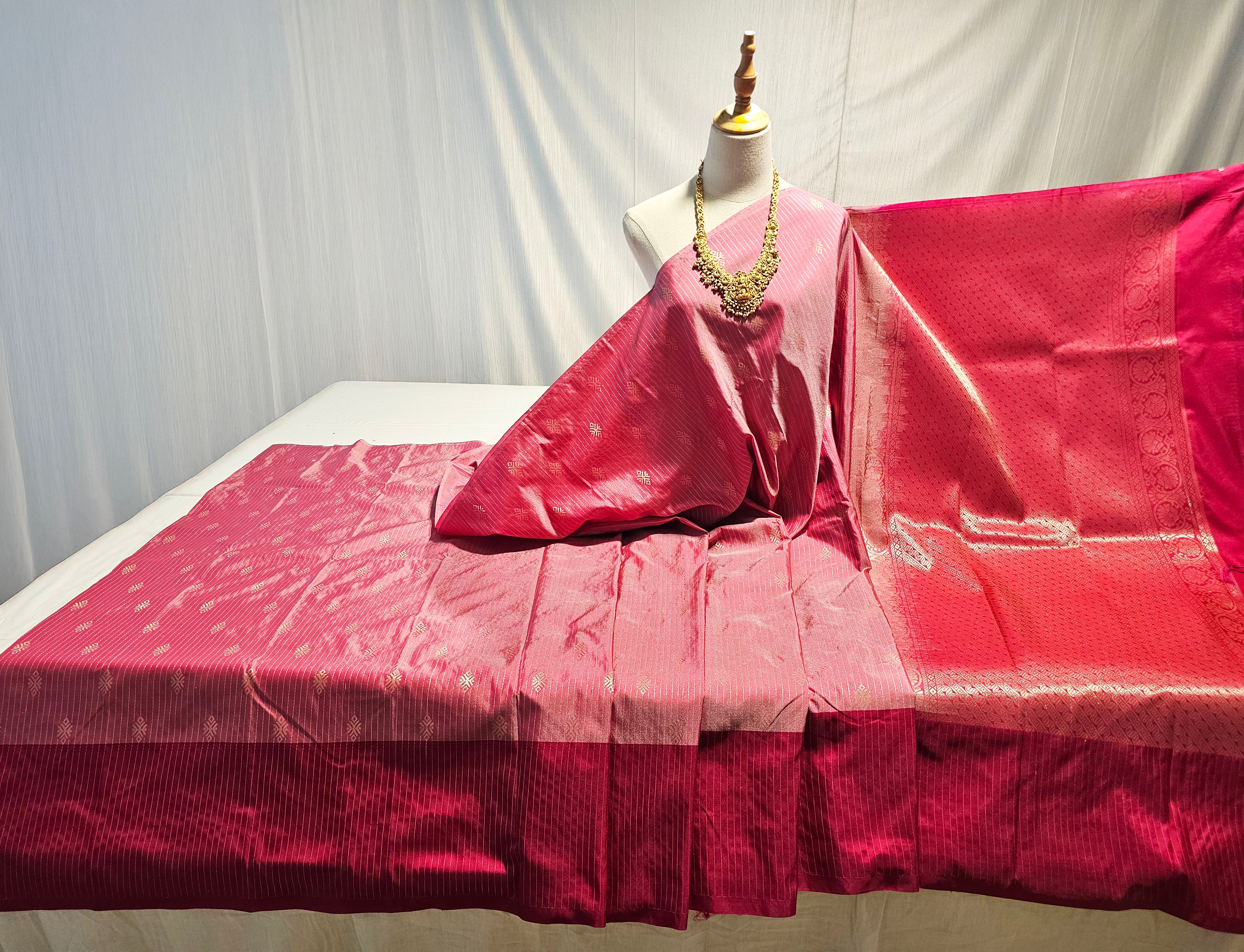 Kanchipuram Pure Soft Silk Saree