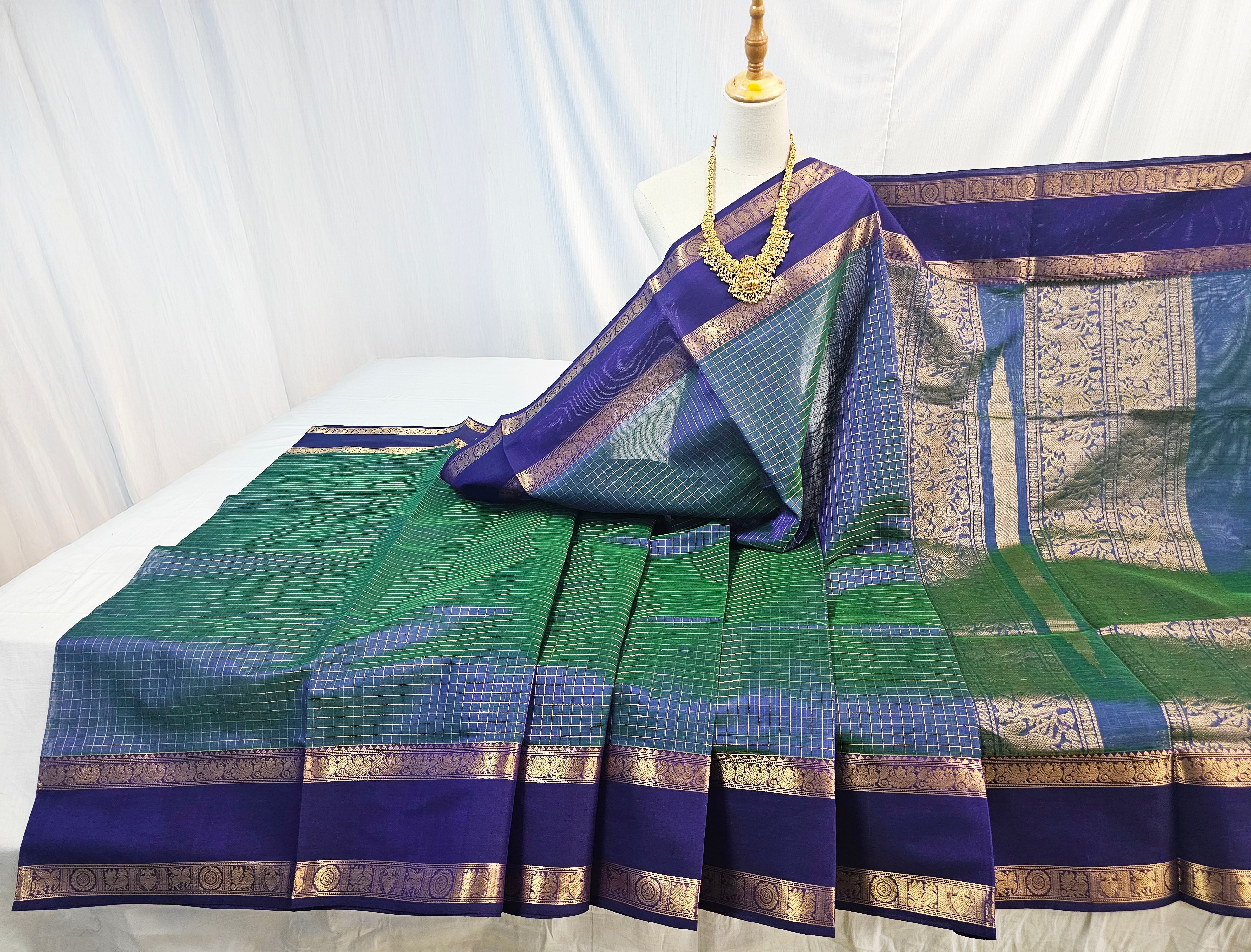 Kanchipuram Pure Silk Cotton Saree