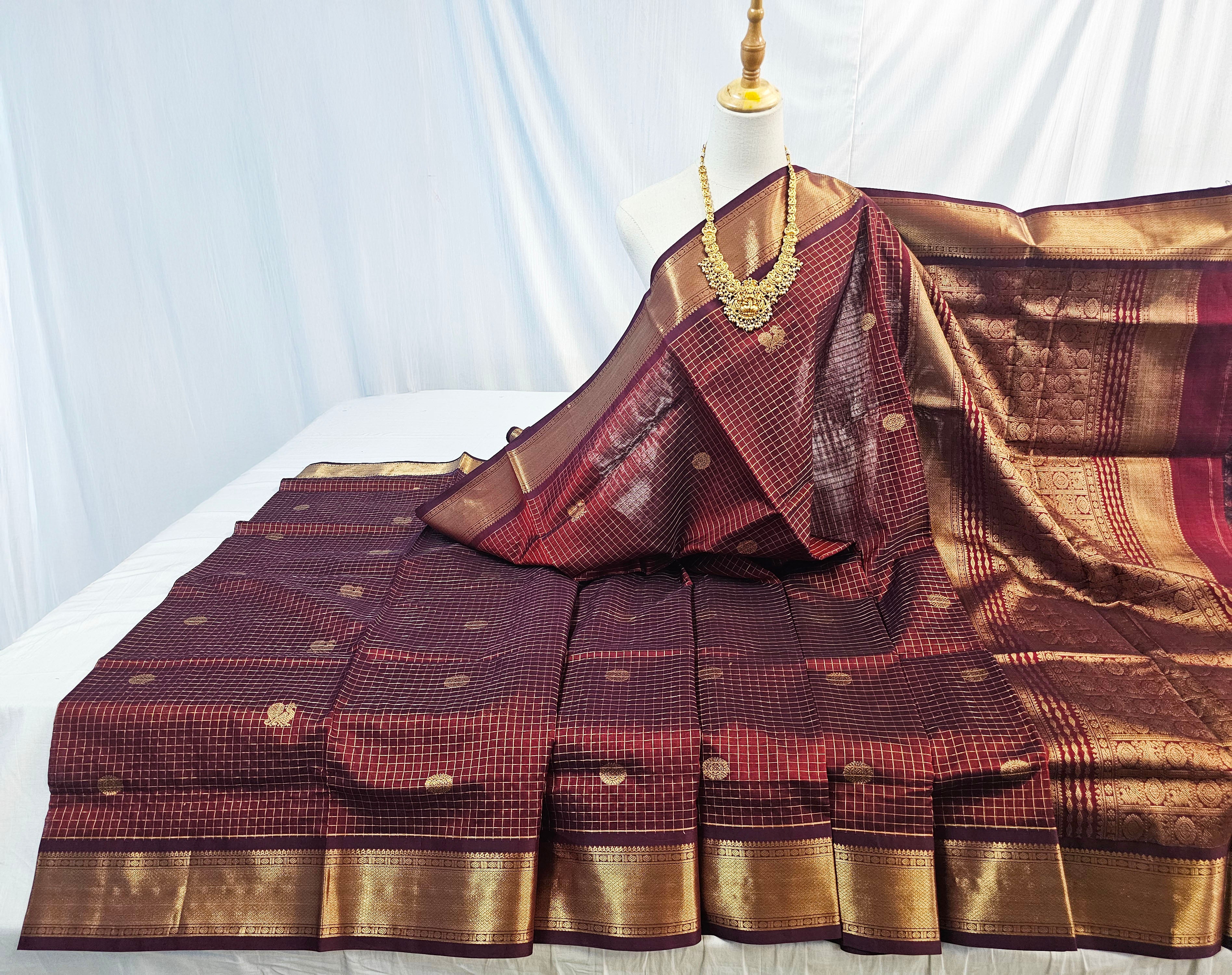 Kanchipuram Pure Silk Cotton Saree