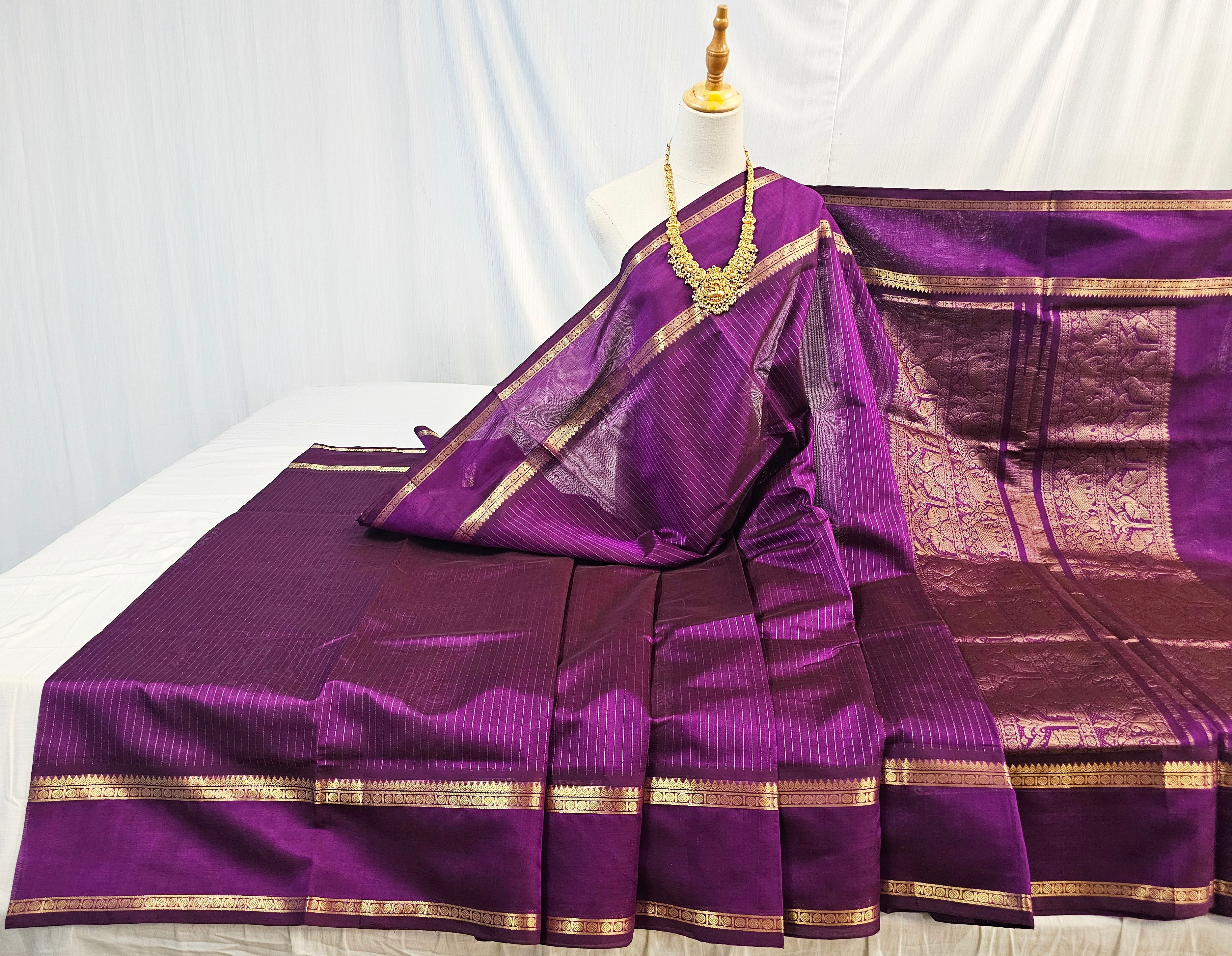 Kanchipuram Pure Silk Cotton Saree