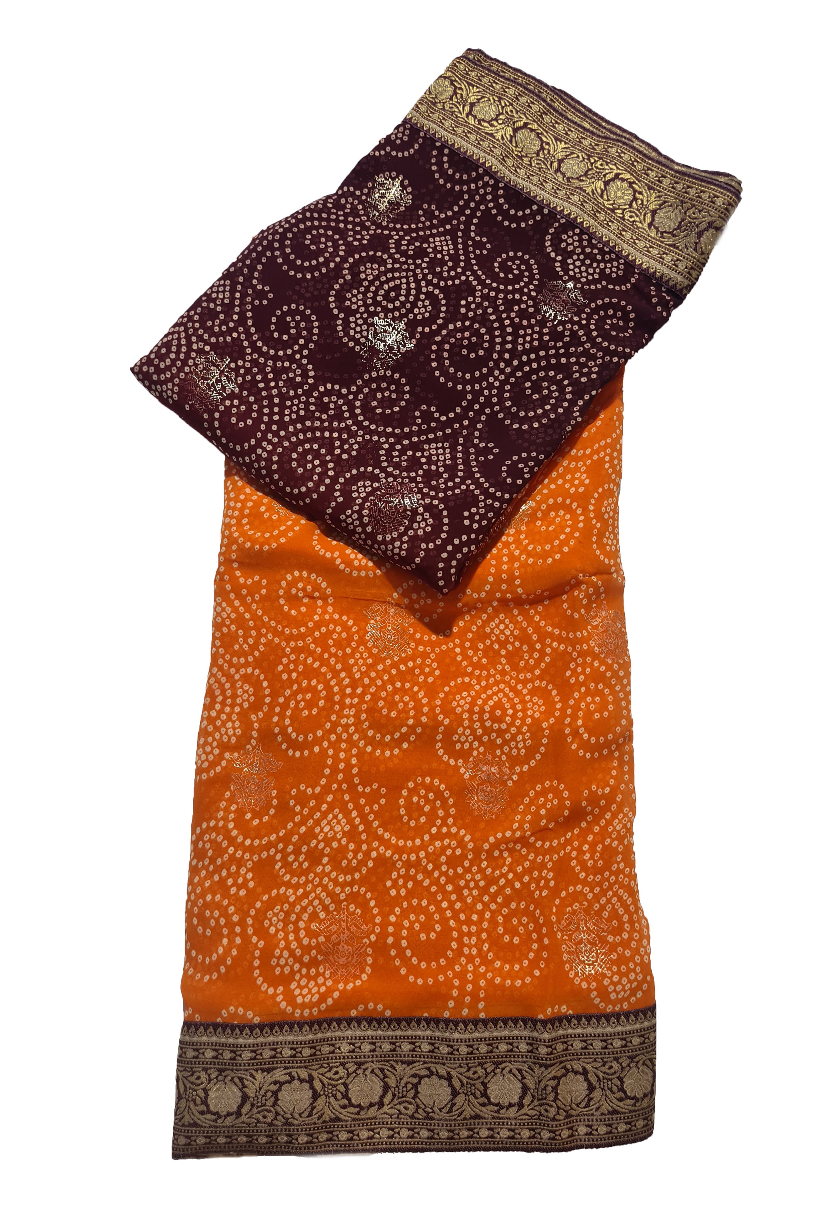 Shubhshree Creation Ghoomer  Designer Traditional Bandhej Sarees