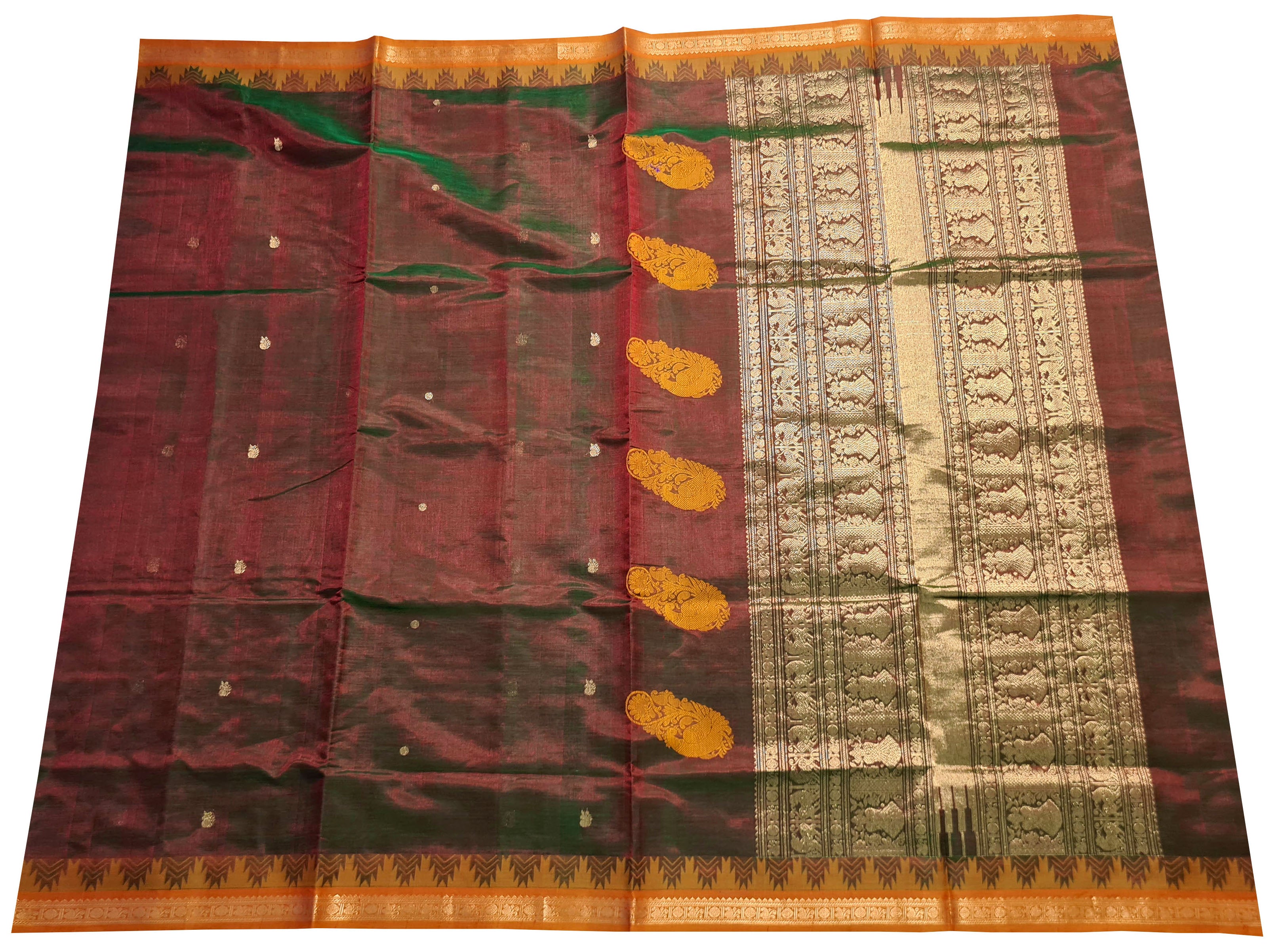 Kanchipuram Pure Silk Cotton Saree