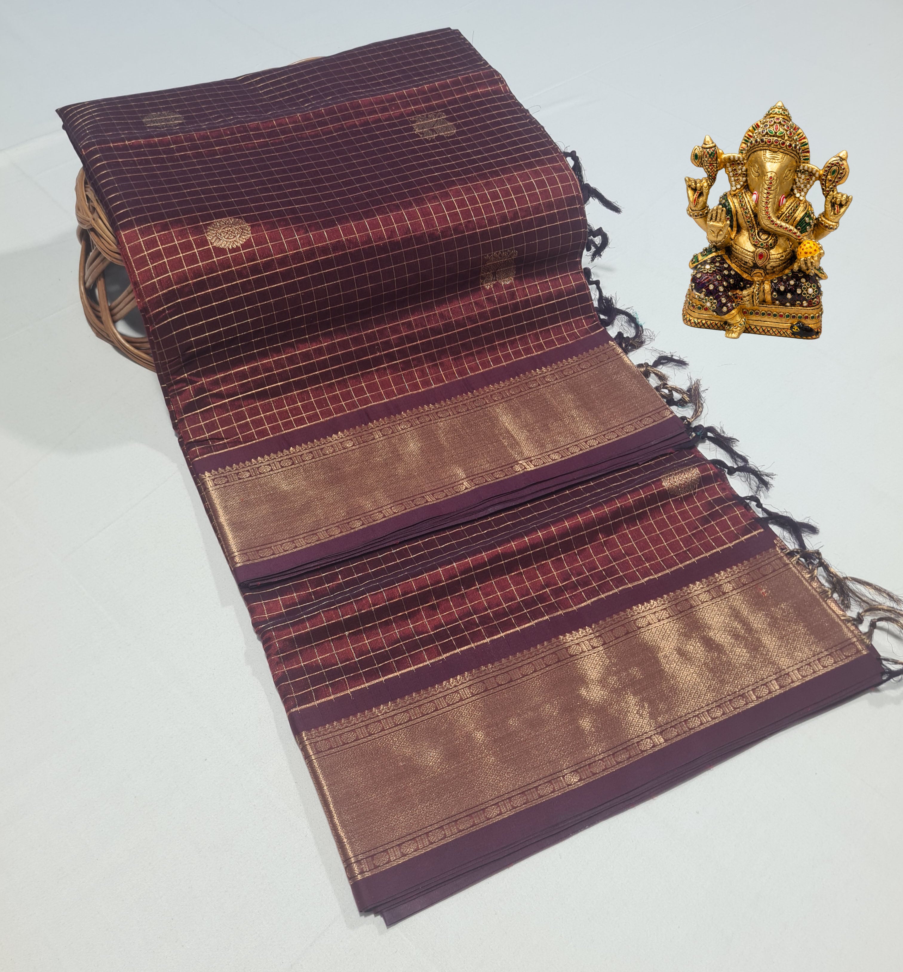 Kanchipuram Pure Silk Cotton Saree