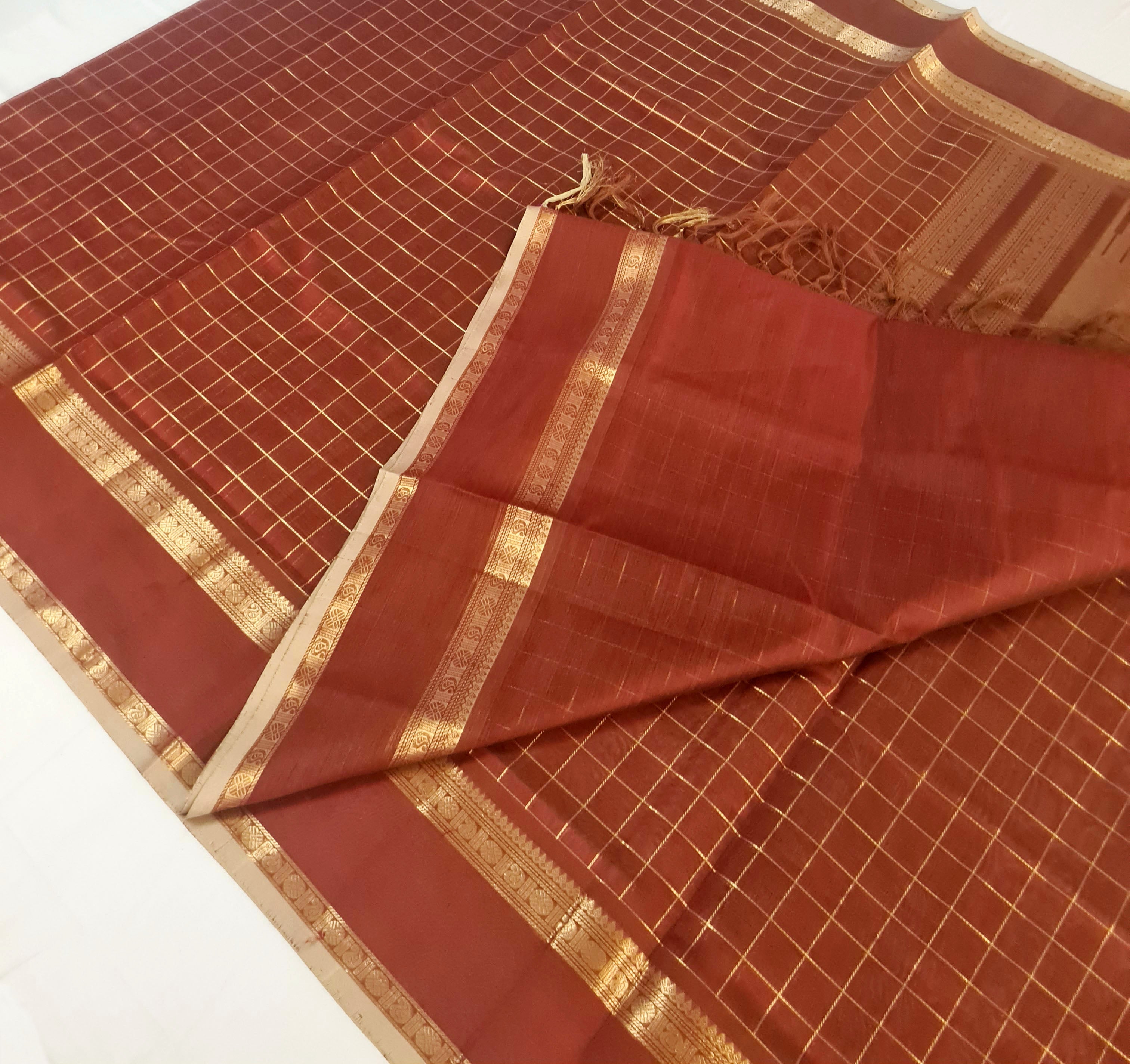 Kanchipuram Pure Silk Cotton Saree