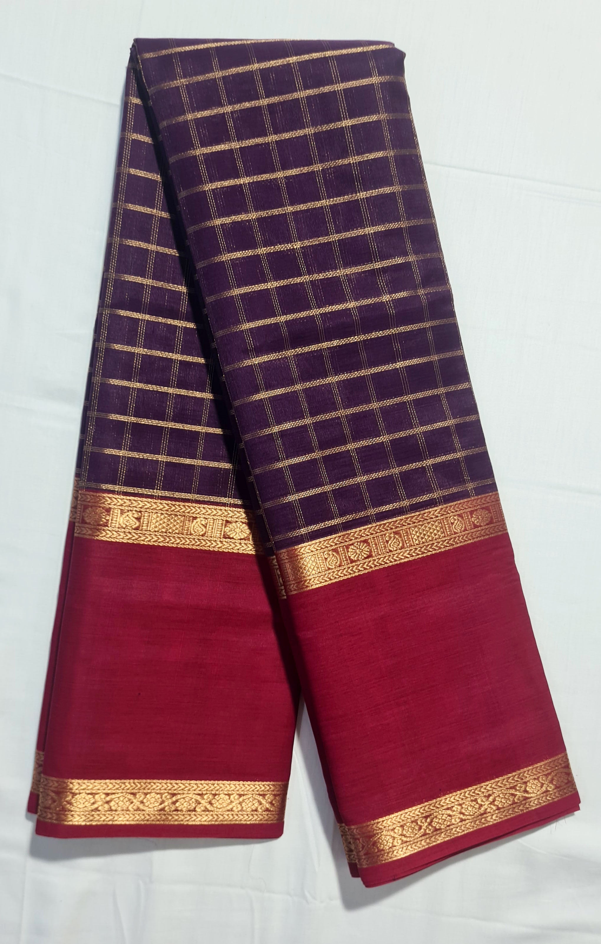 Kanchipuram Pure Silk Cotton Saree