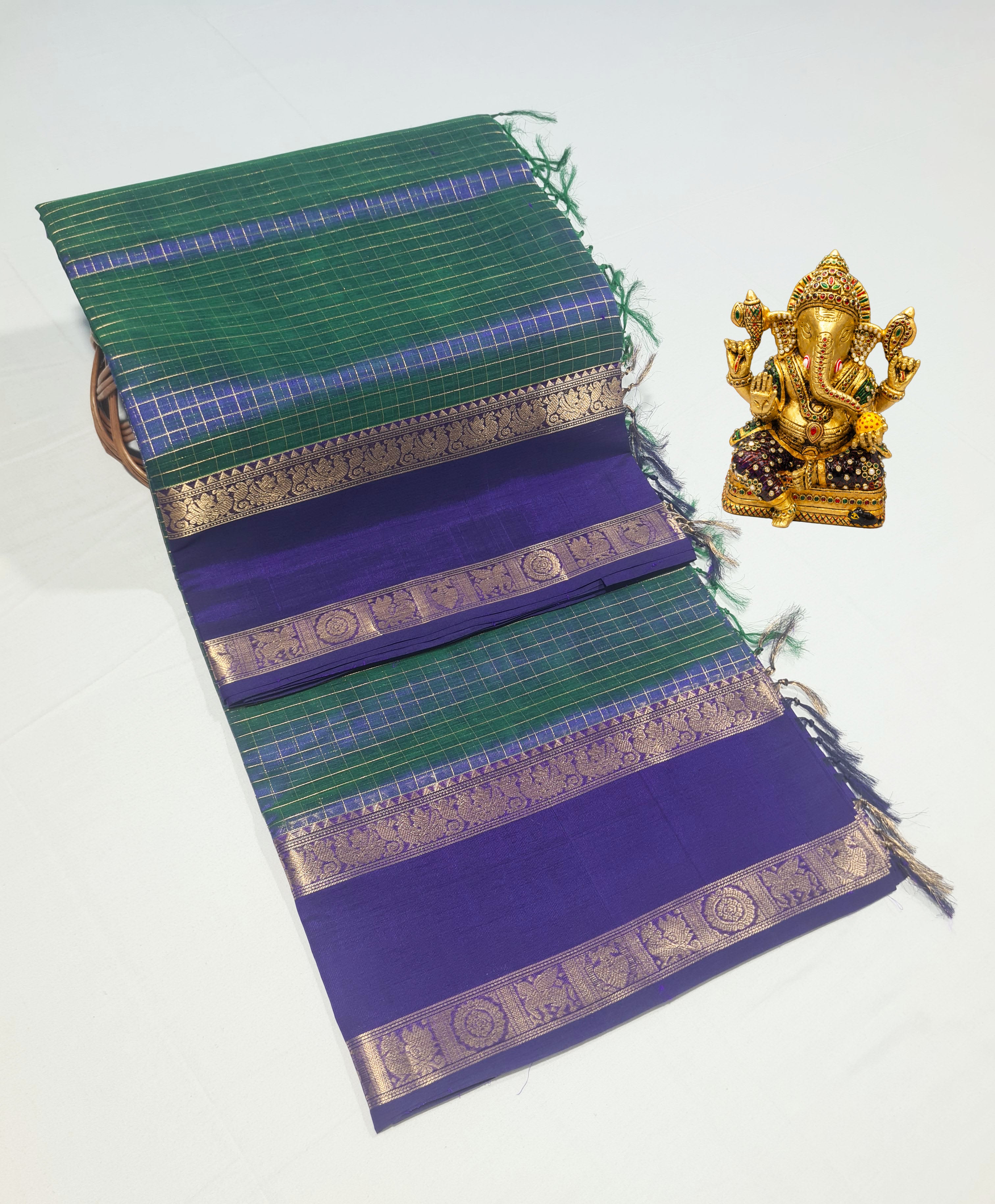 Kanchipuram Pure Silk Cotton Saree
