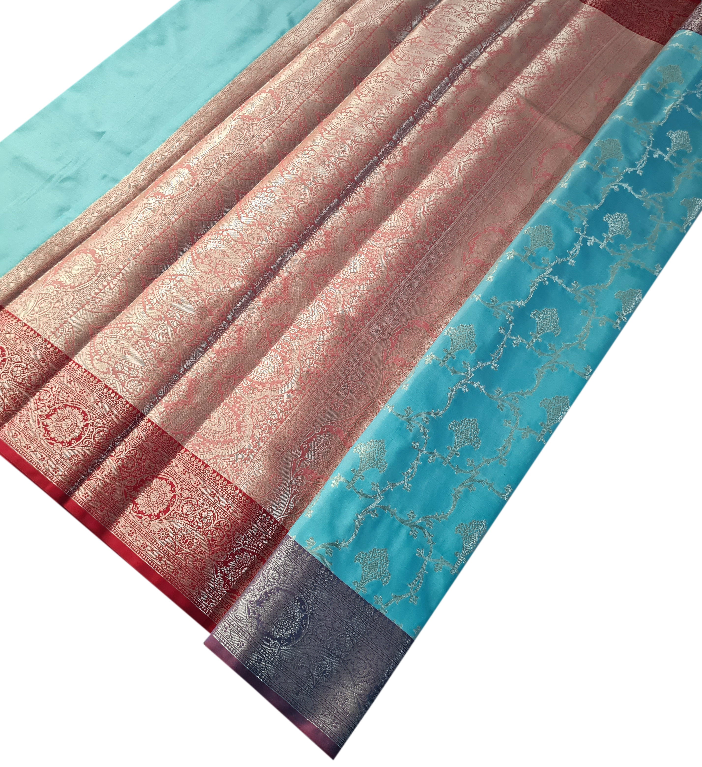Banarasi Katan Jaal Silk Sarees