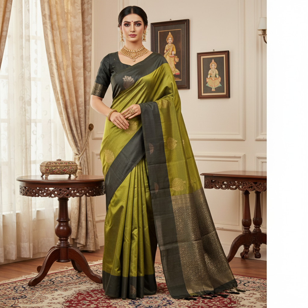 Kanchipuram Pure Soft Silk Saree