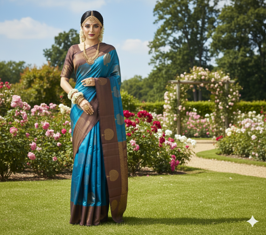 Kanchipuram Pure Soft Silk Saree