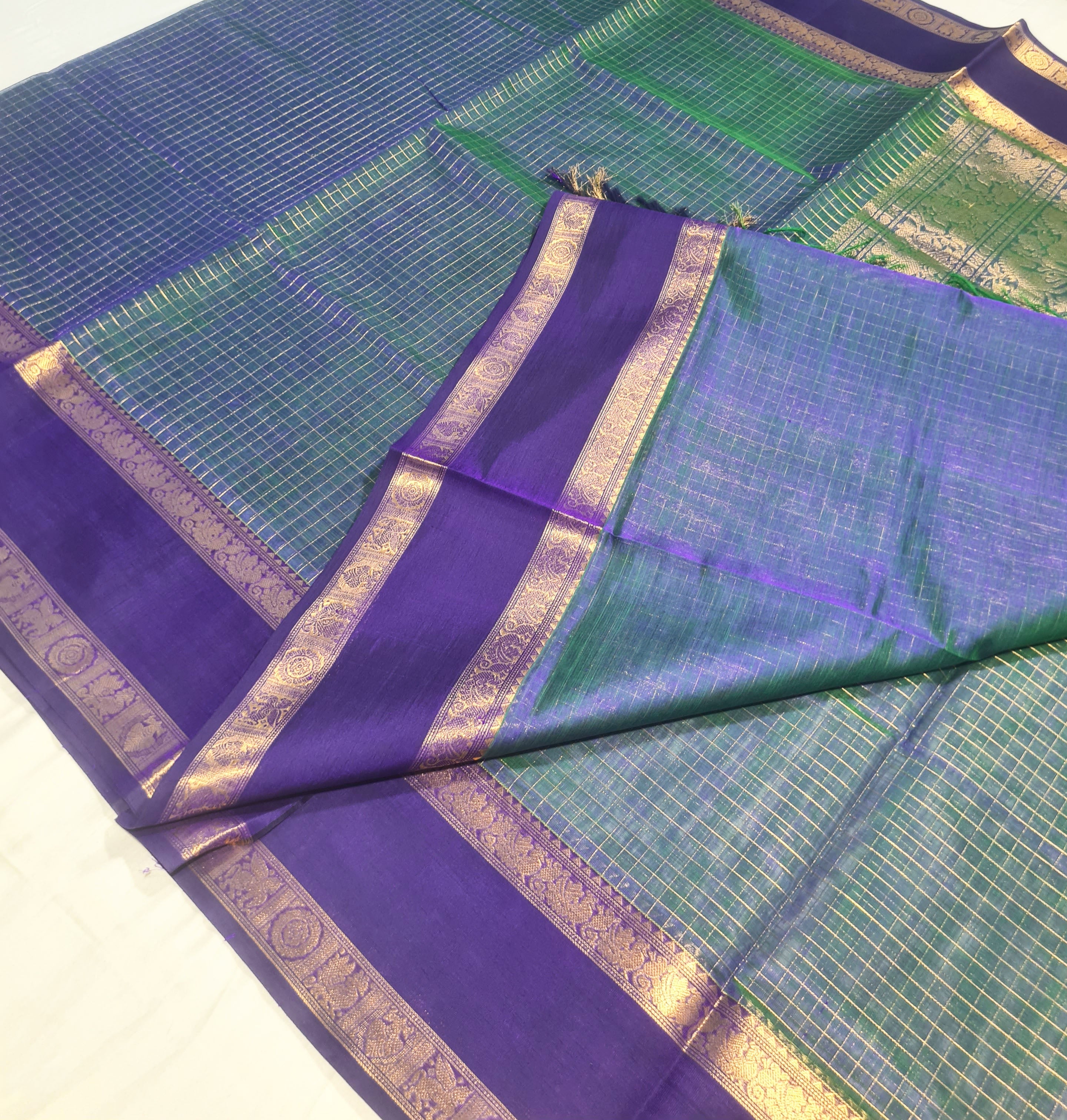 Kanchipuram Pure Silk Cotton Saree