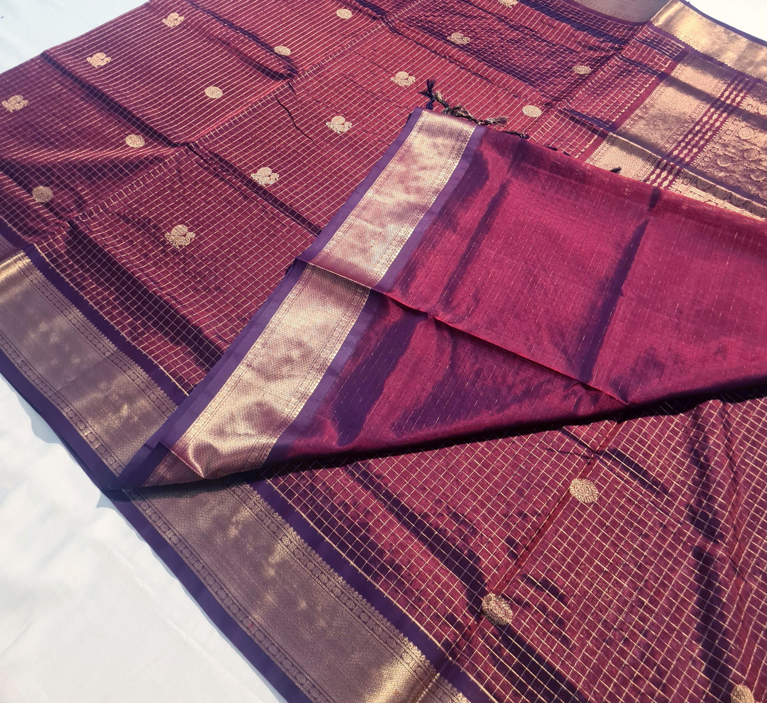 Kanchipuram Pure Silk Cotton Saree