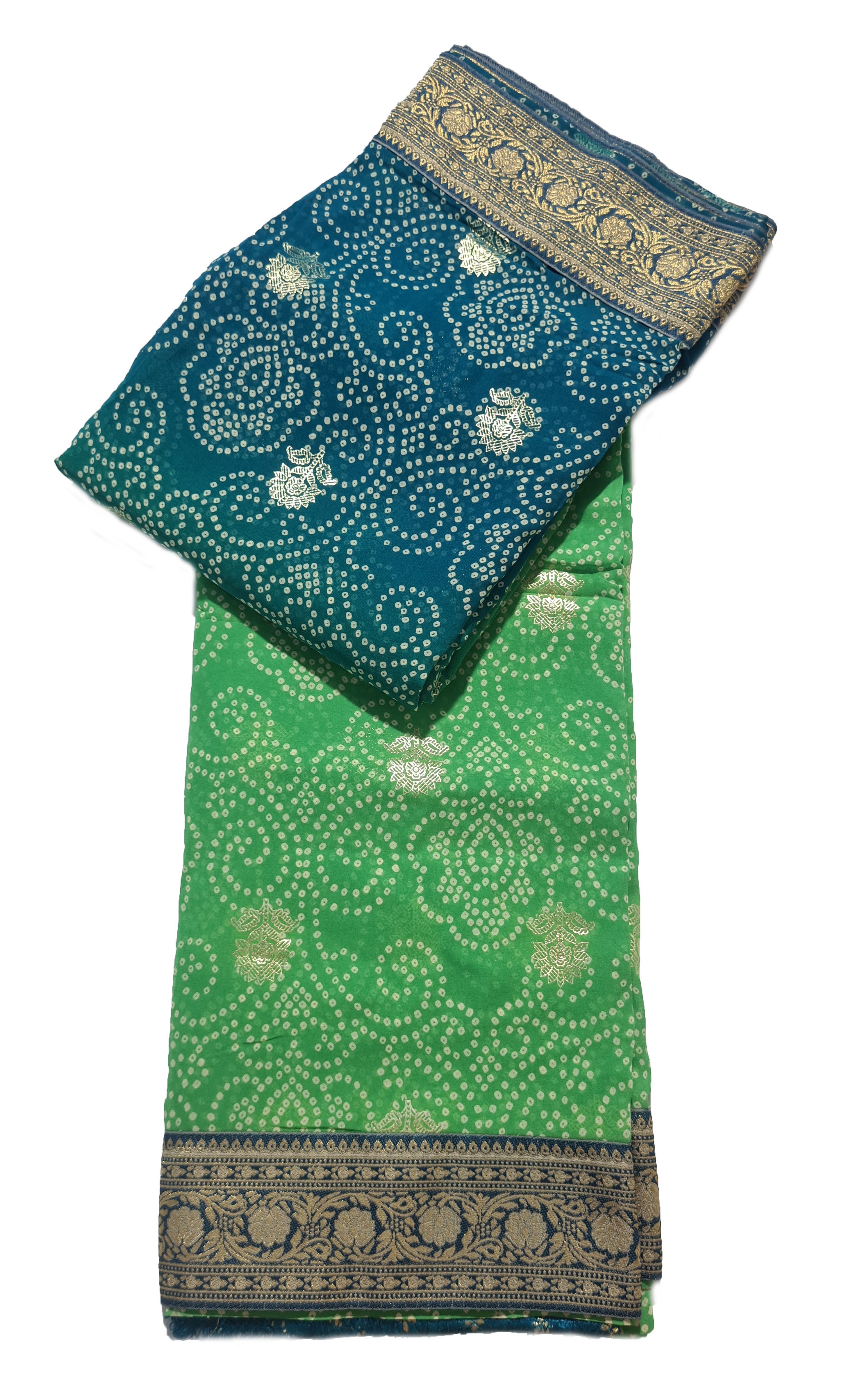 Shubhshree Creation Ghoomer Designer Traditional Bandhej Sarees