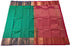 Kanchi Vegan Silk Saree With Contrast Blouse and Rich Jari Pallu