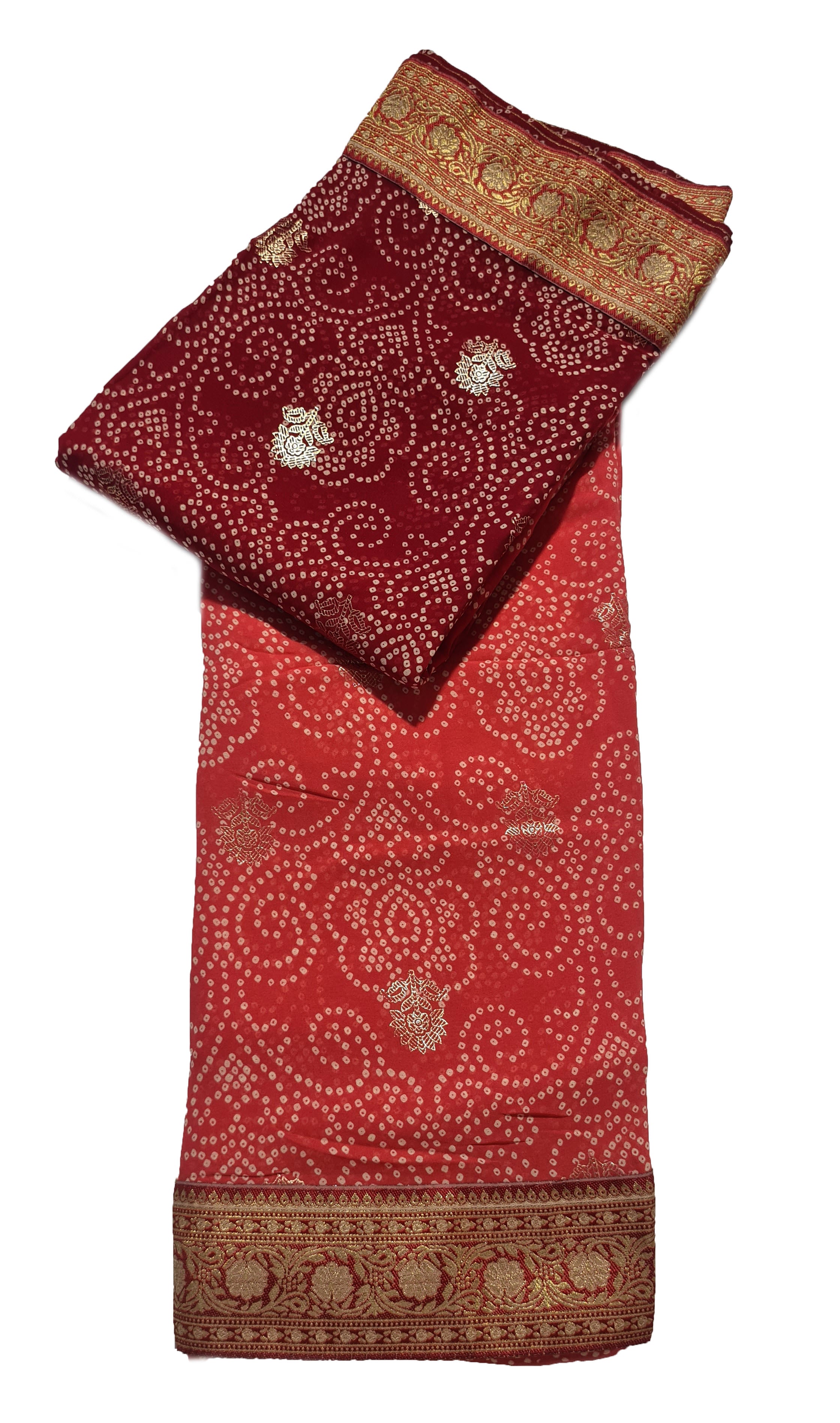 Shubhshree Creation Ghoomer Designer Traditional Bandhej Sarees